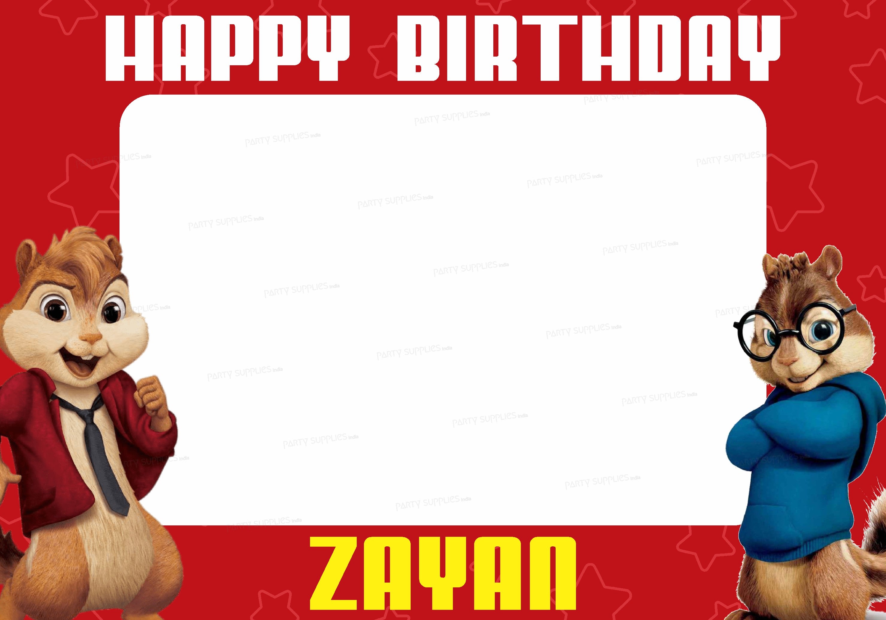 Alvin and Chipmunks Theme PhotoBooth