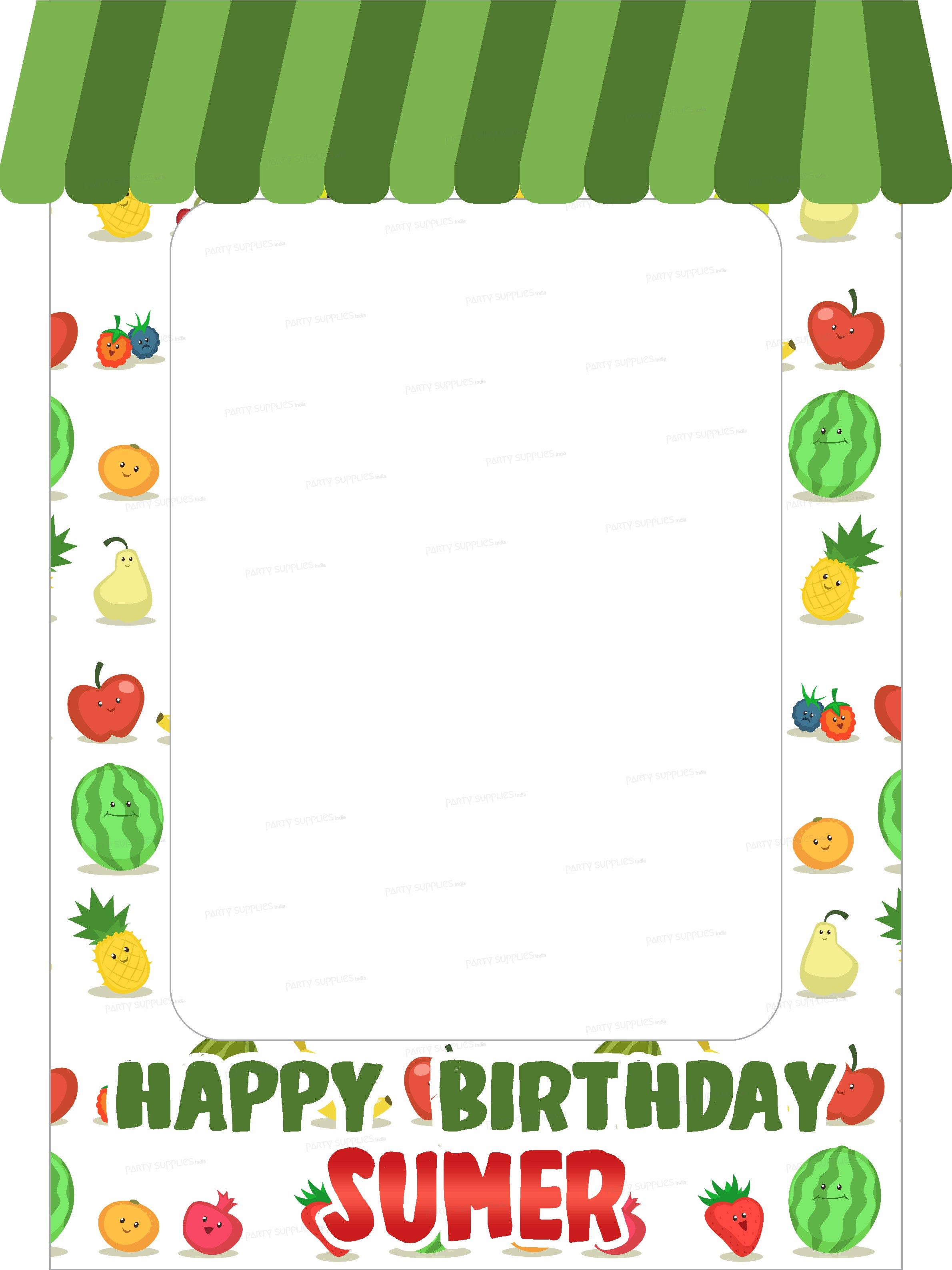 Fruits Theme PhotoBooth