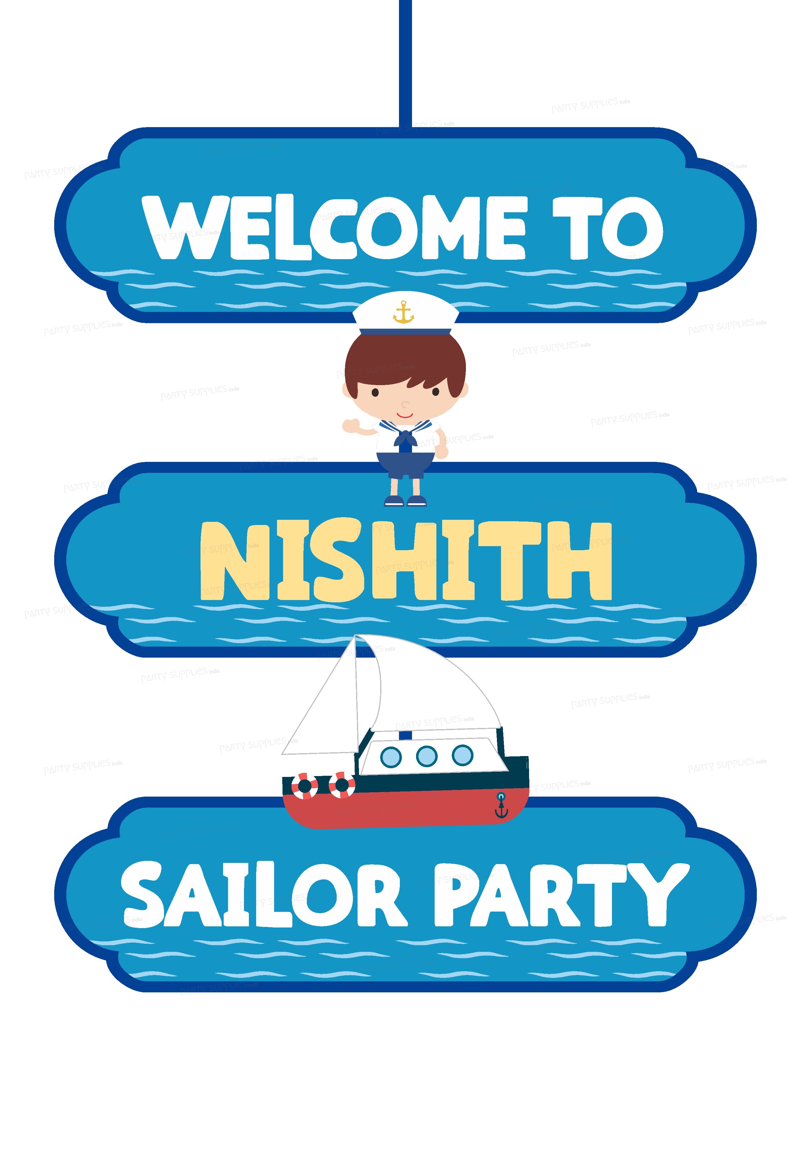 Sailor Theme Door Poster