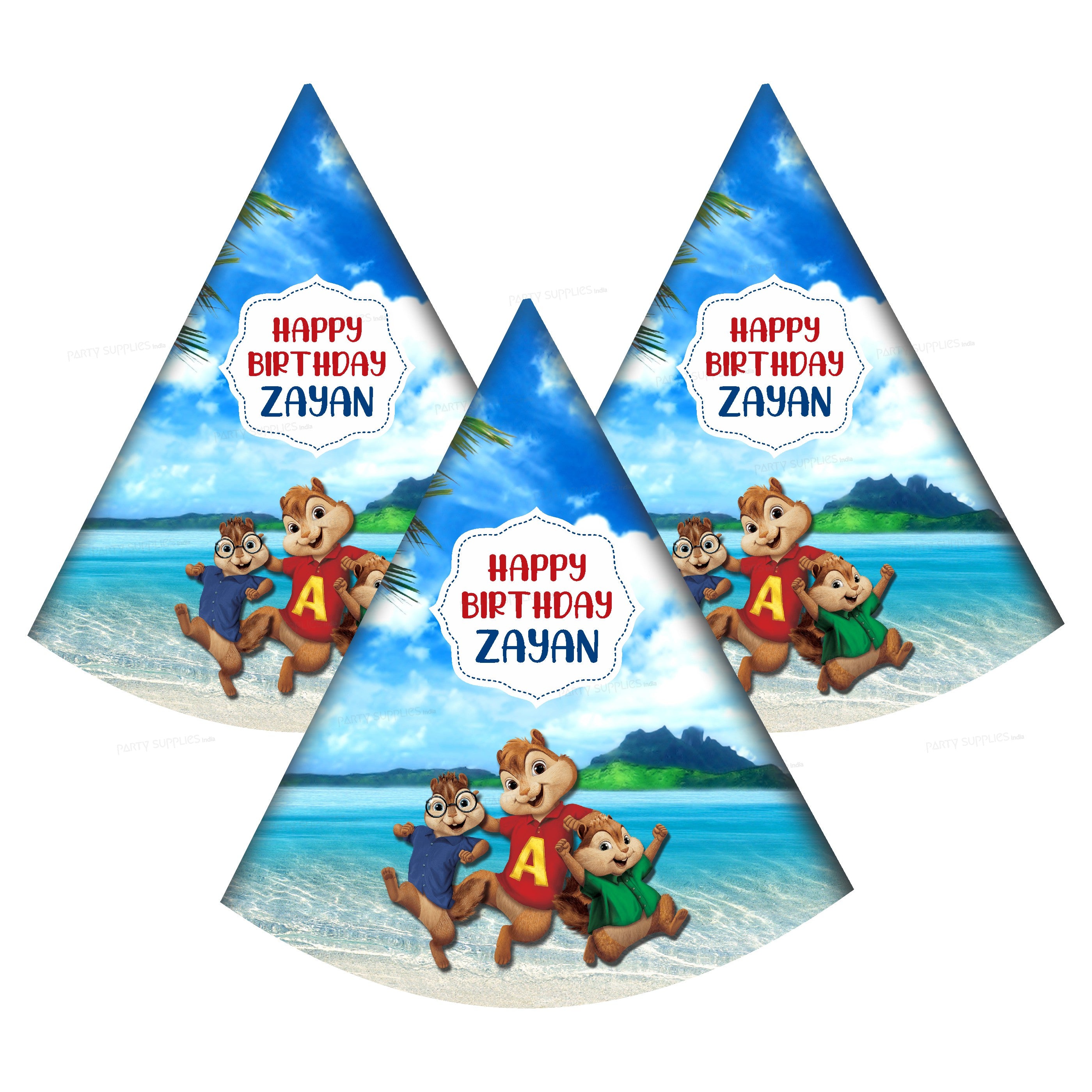 Alvin and Chipmunks Theme Personalized Hat