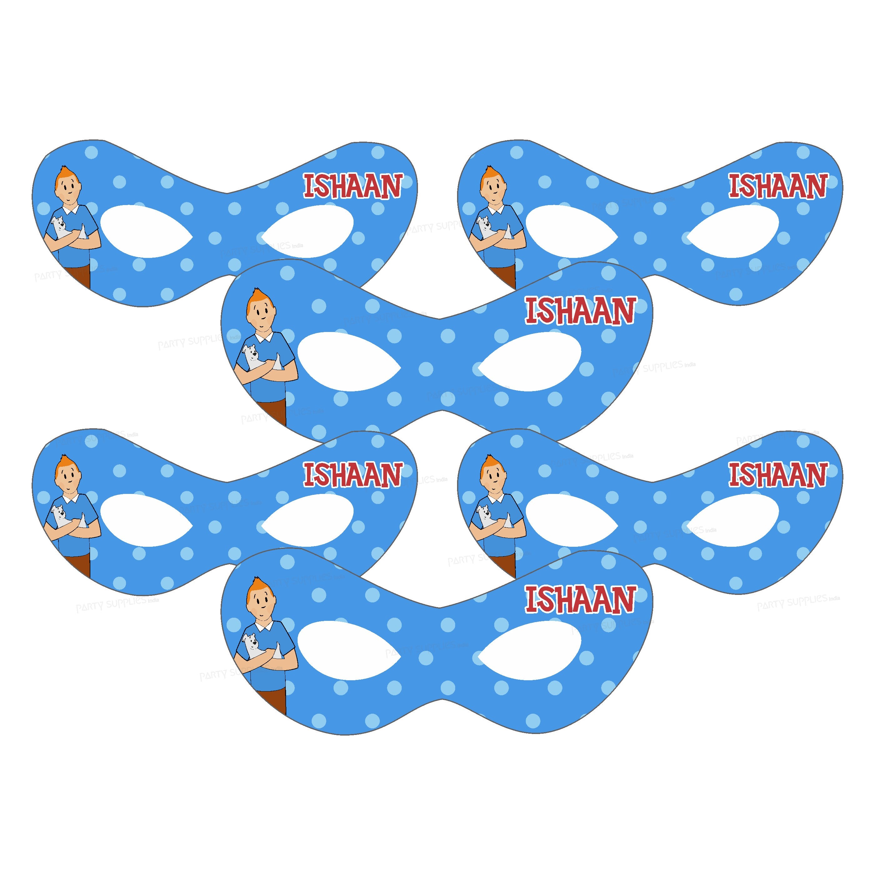 Tintin Theme Eye Mask