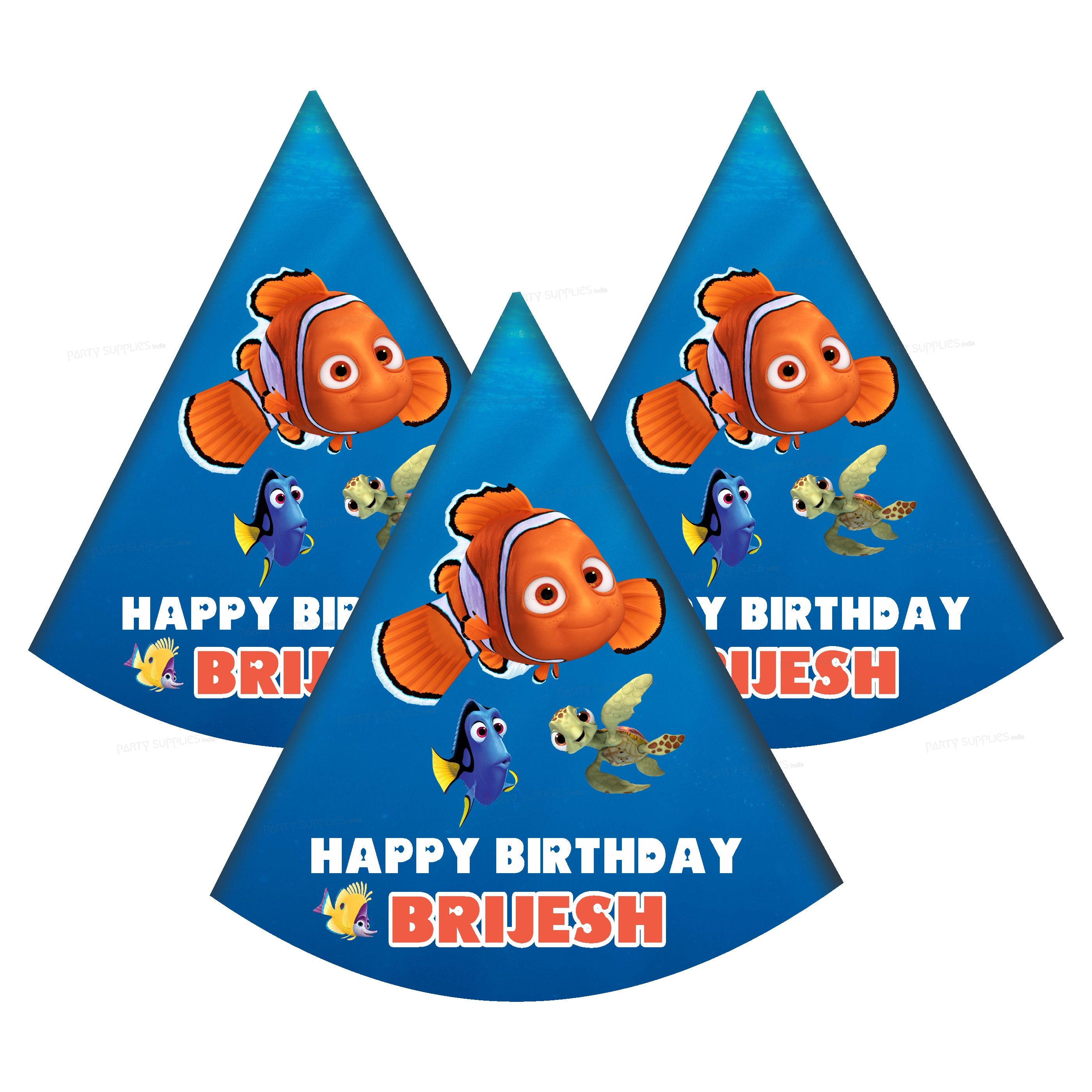 Nemo and Dory Theme Personalized Hat