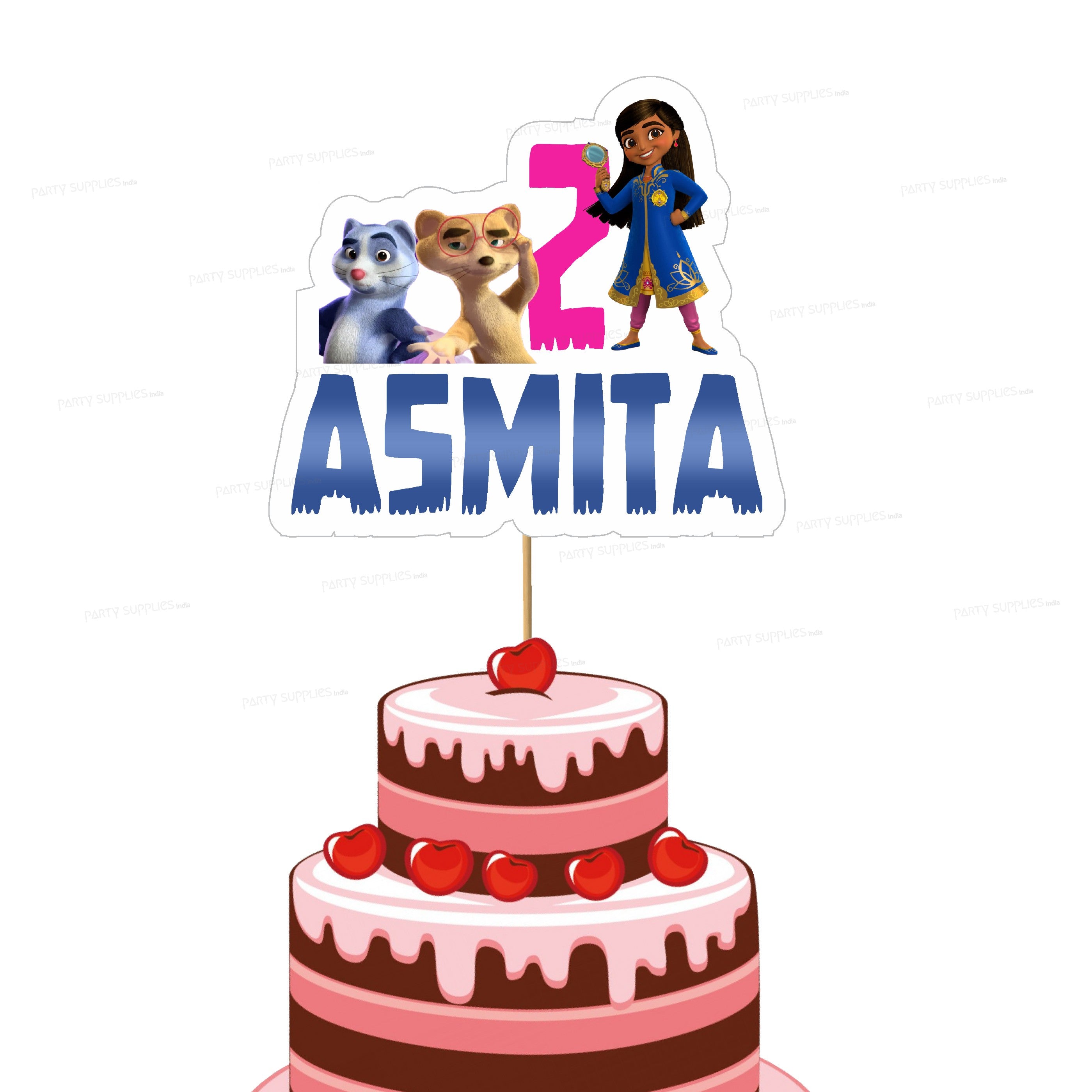 Mira Royal detective Theme Cake Topper
