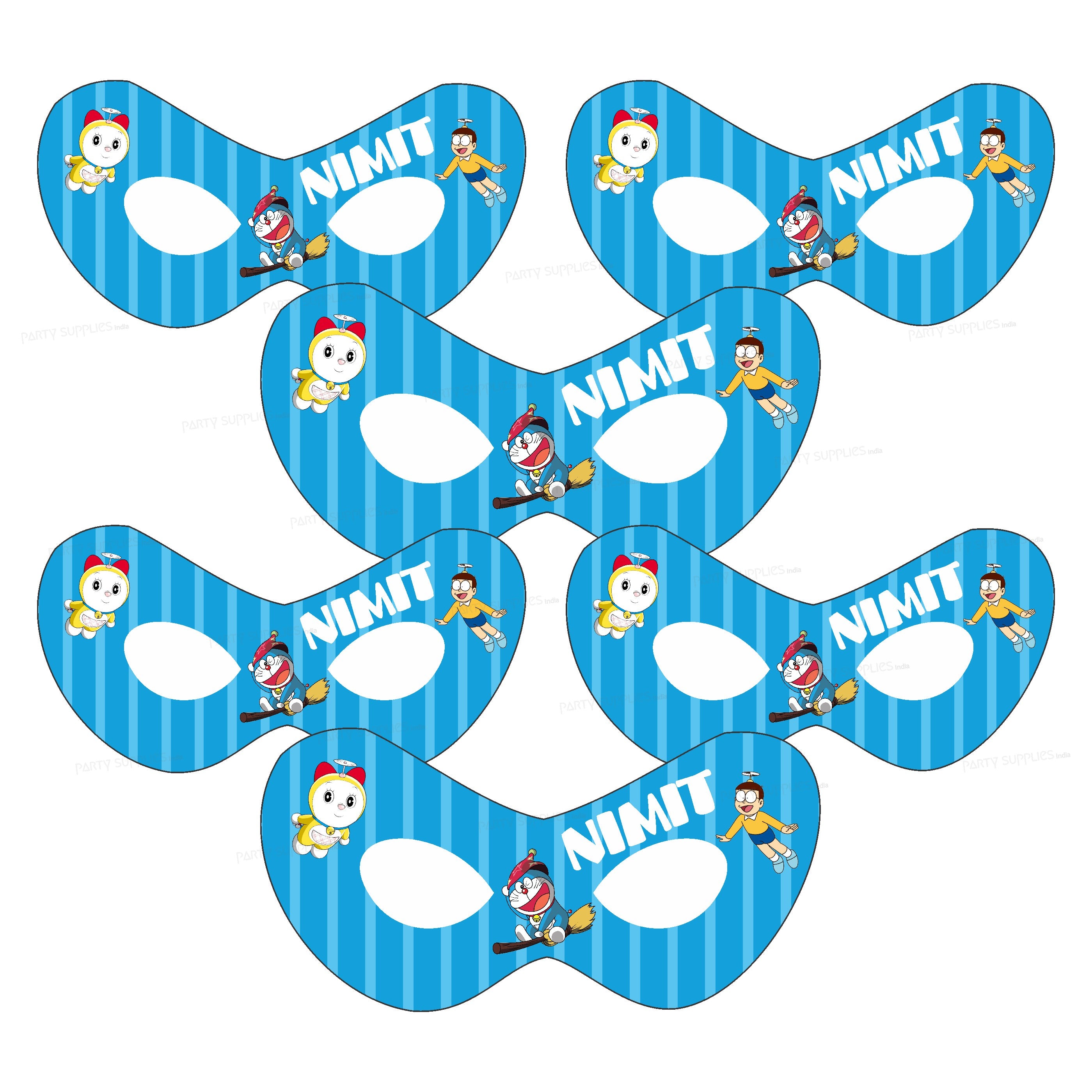 Doraemon Theme Personalized Eye Mask