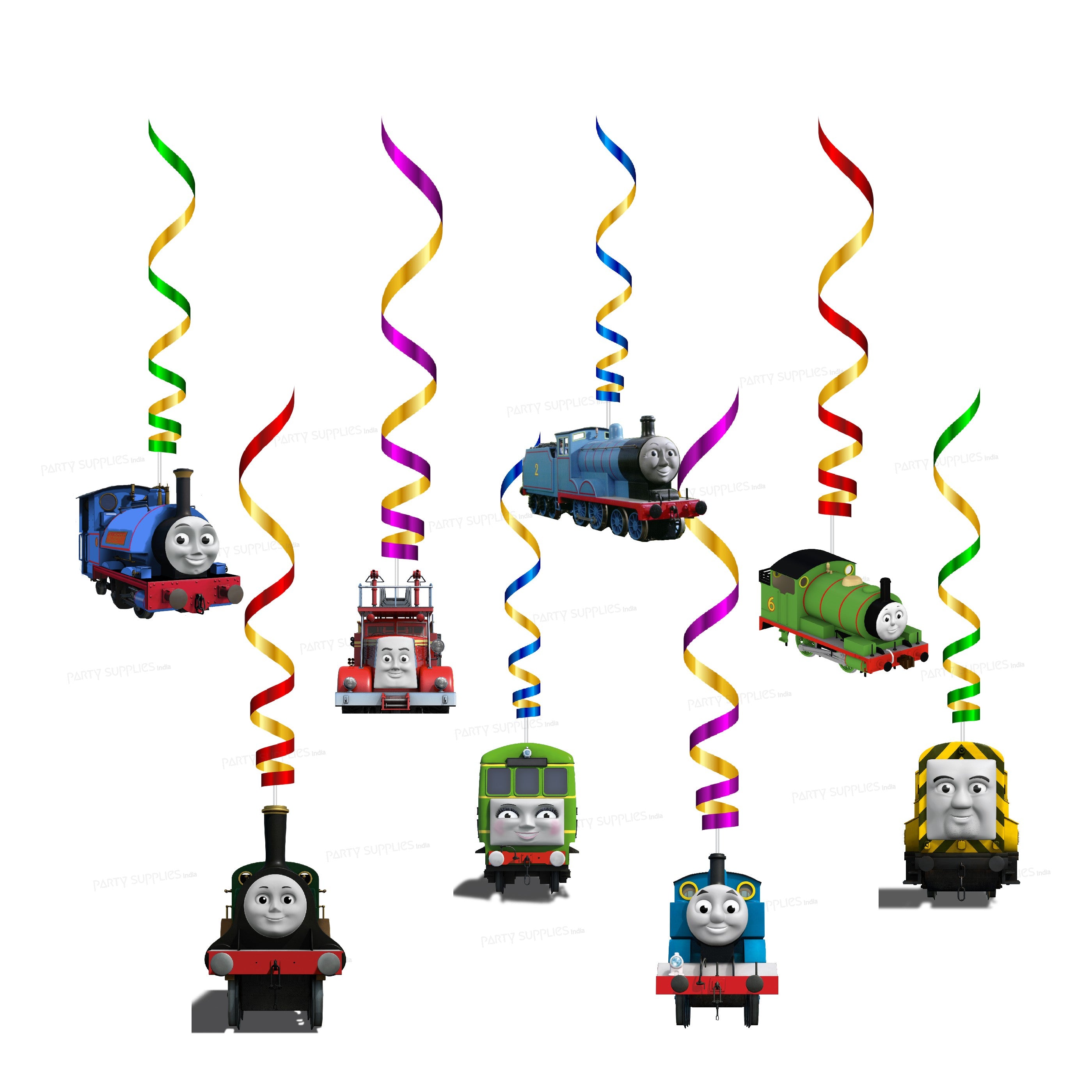 Thomas and Friends Theme Swirls - image 1 of 2 | Party Supplies India
