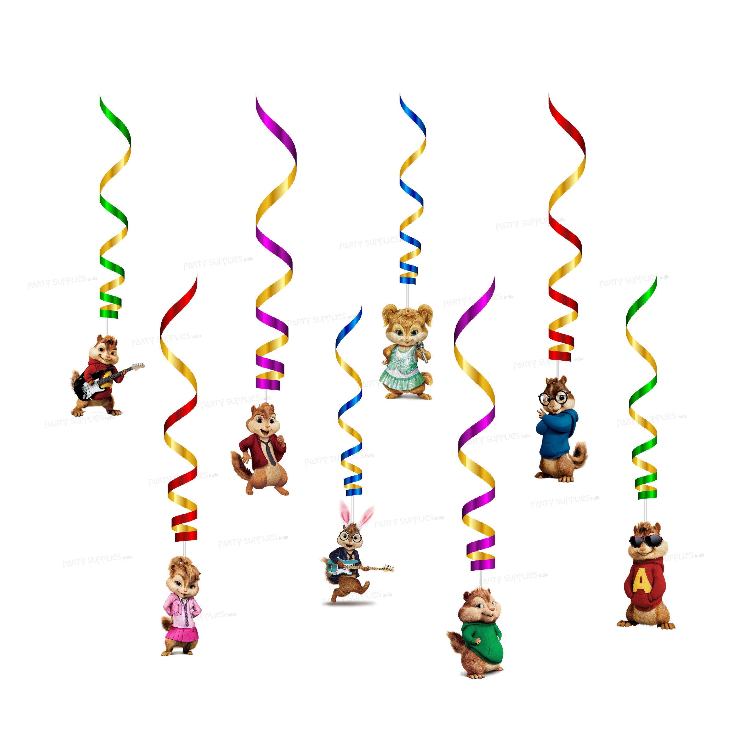 Alvin and Chipmunks Theme Swirls