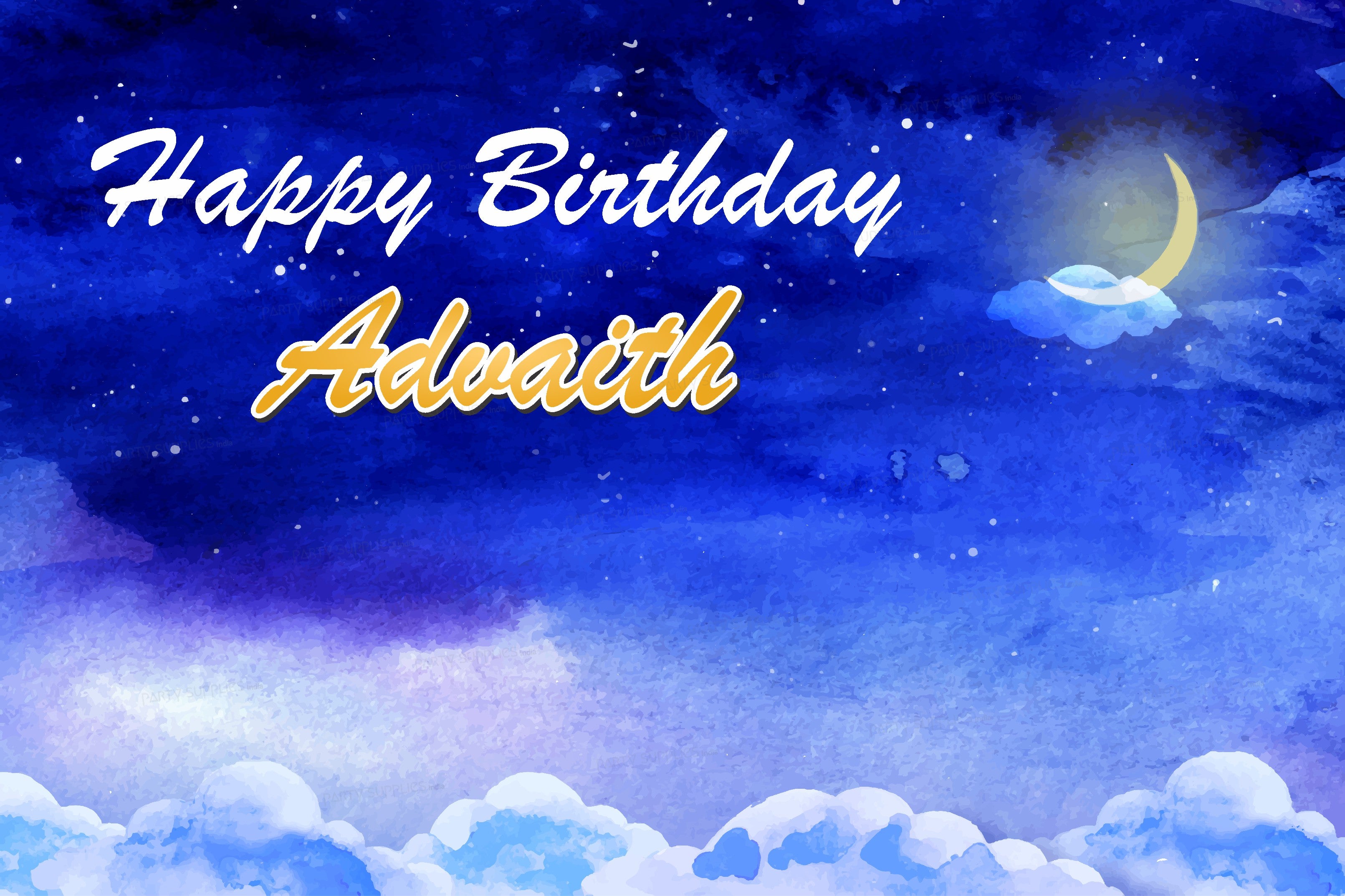 Twinkle Twinkle Little Star Boy Theme Backdrop