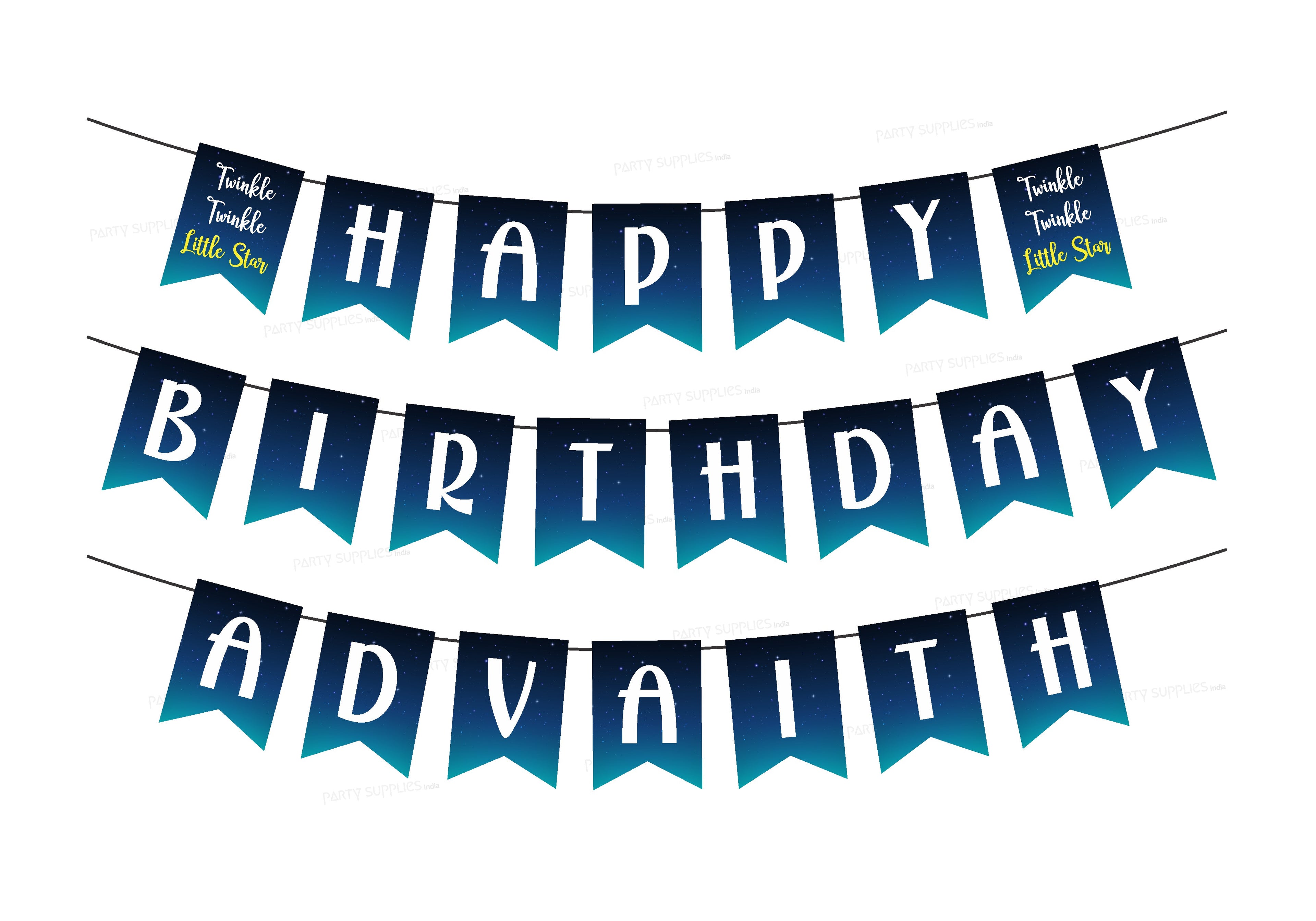 Twinkle Twinkle Little Star Boy Theme Hanging