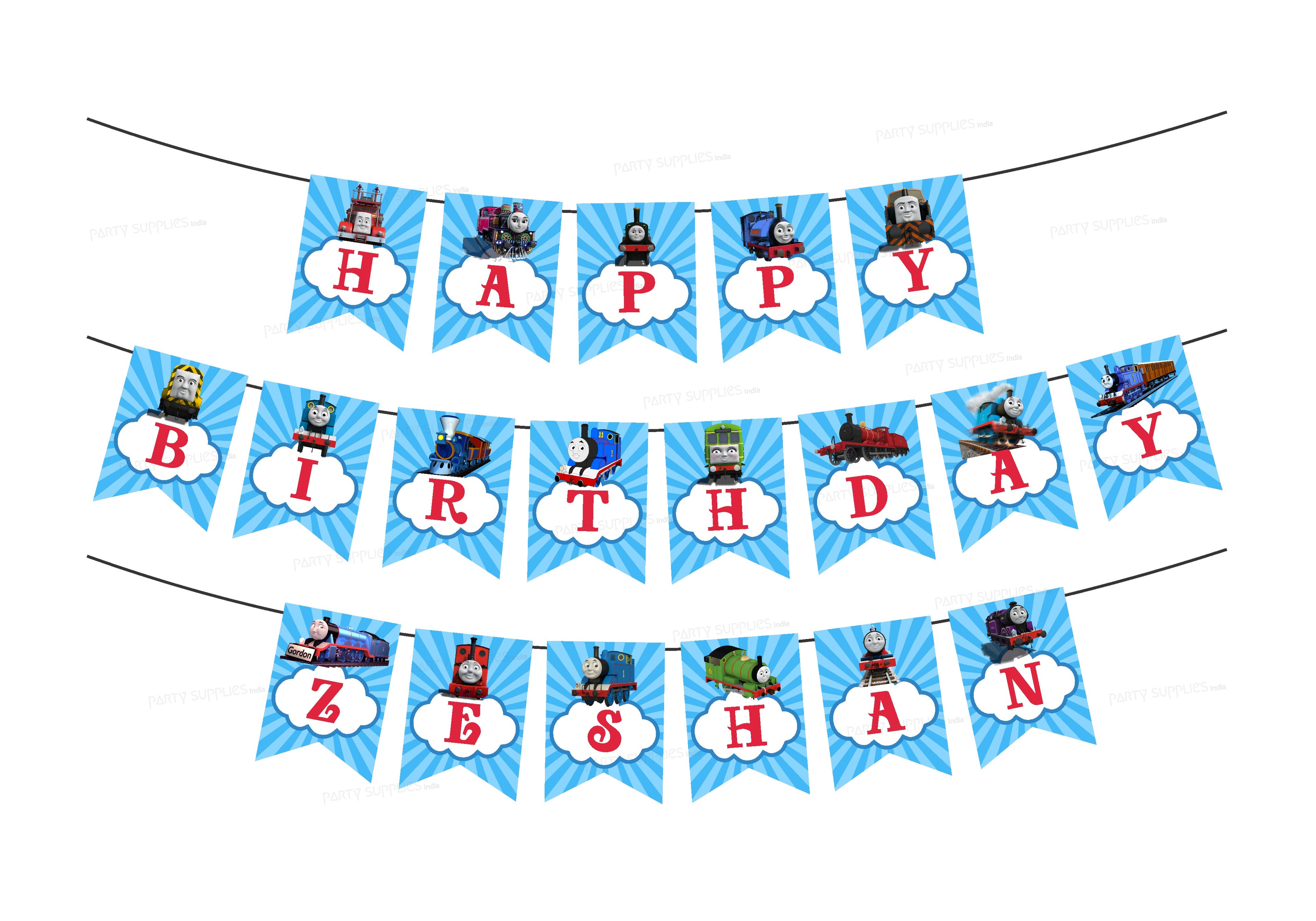 Thomas and Friends Theme Personalized Hanging