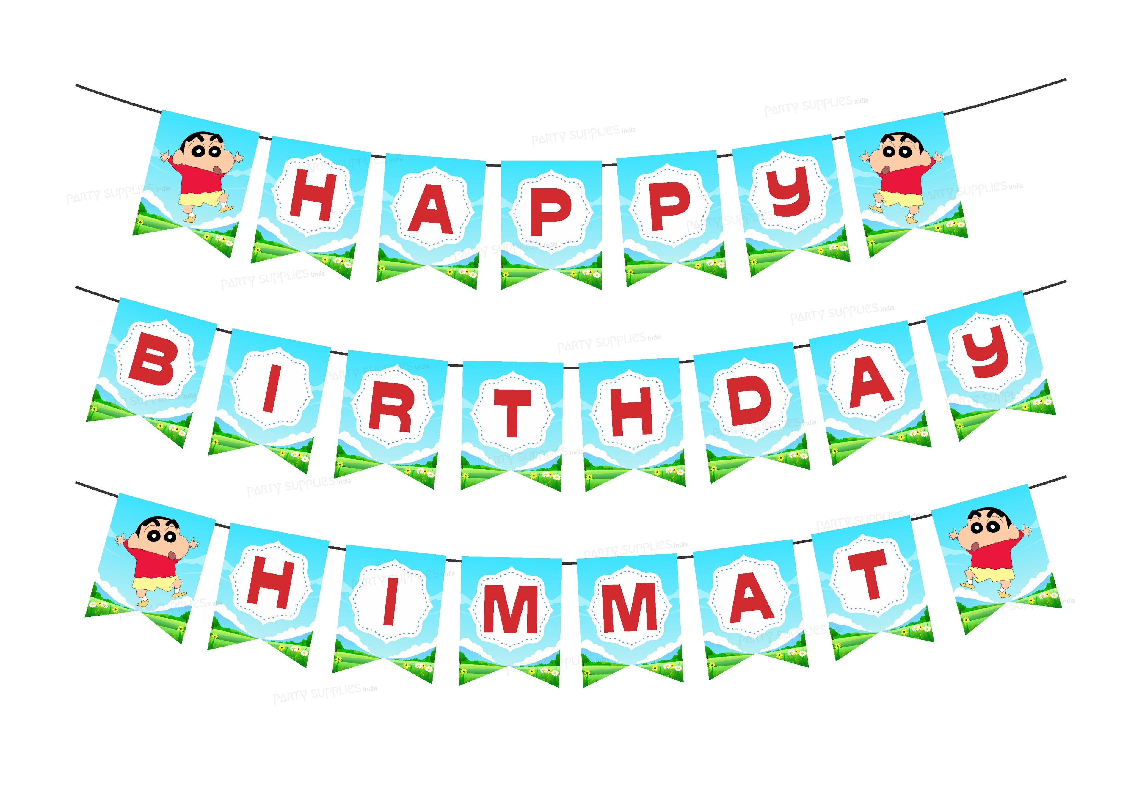 Shinchan Theme Personalized Hanging