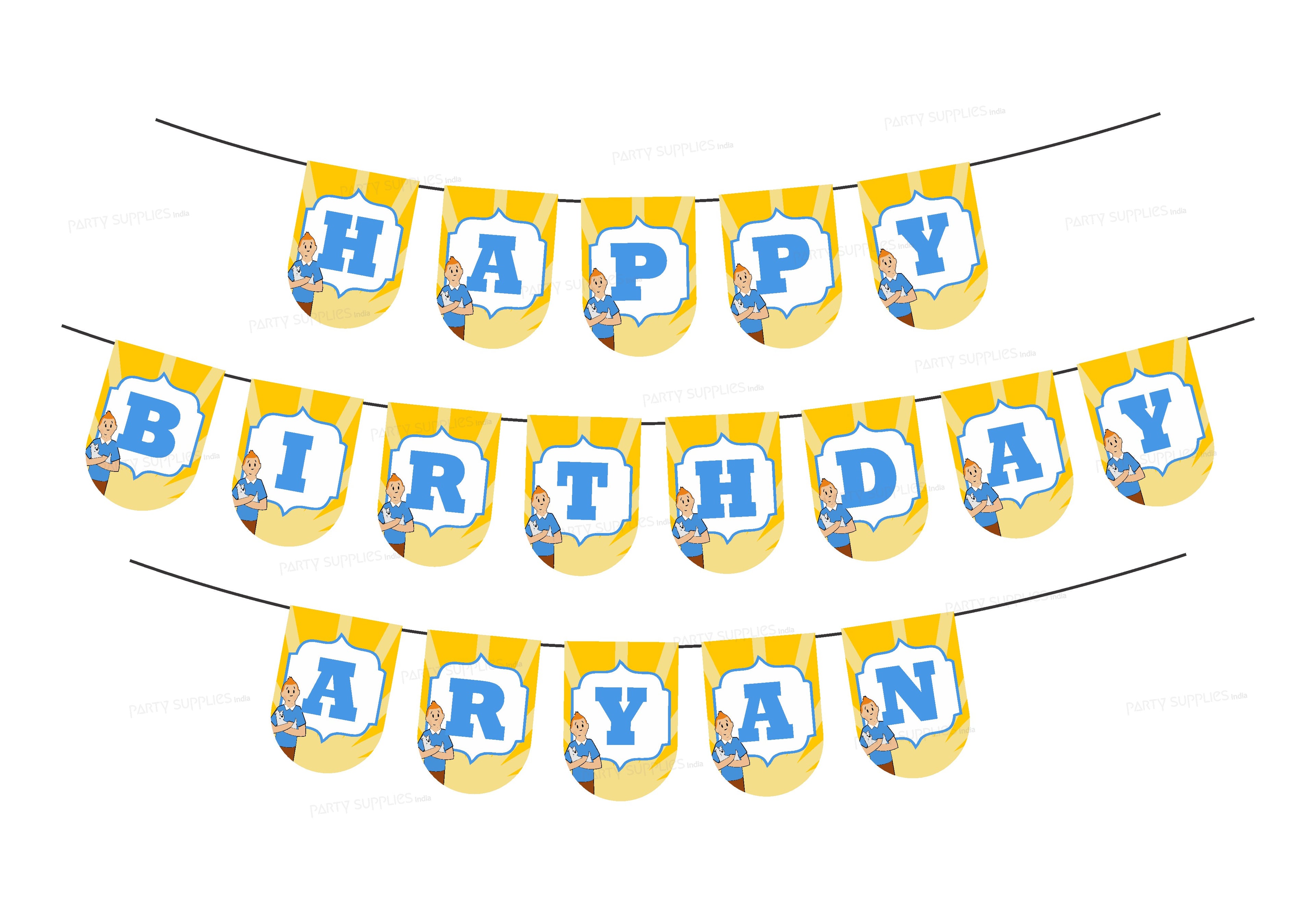 Tintin Theme Personalized Hanging