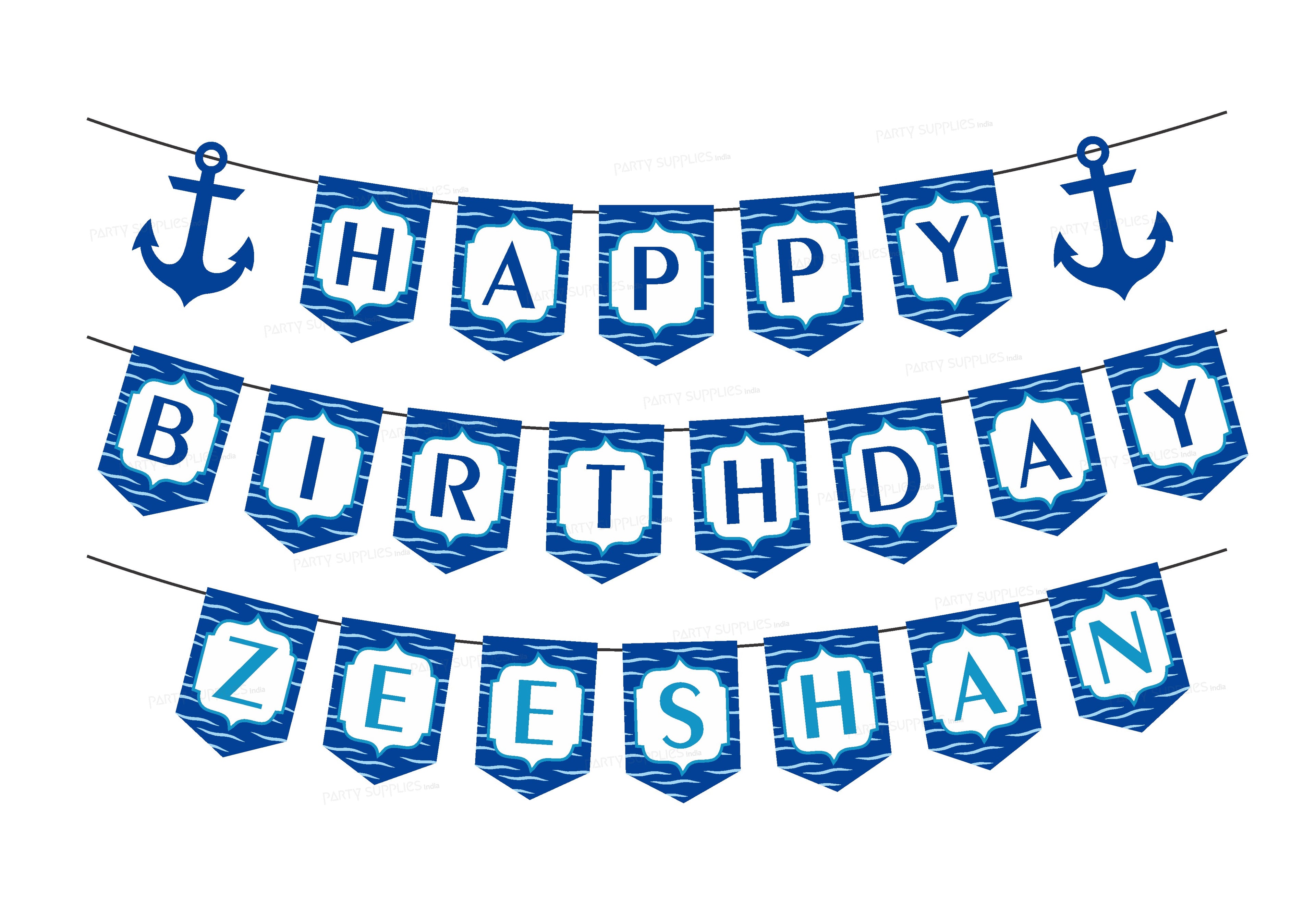 Sailor Theme Personalized Hanging