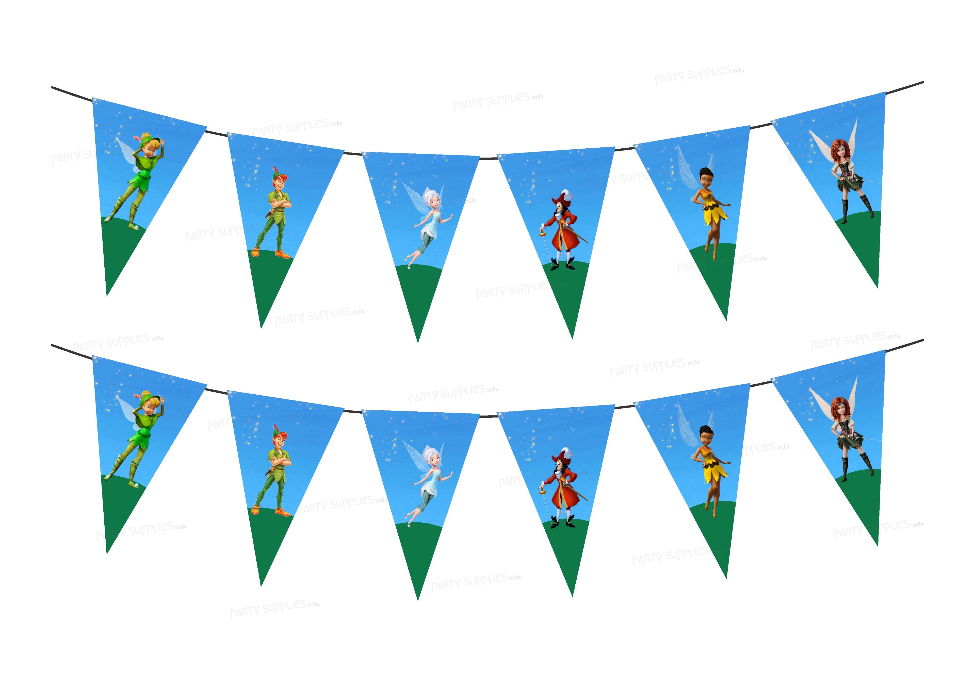 Tinker Bell Theme Flag Bunting