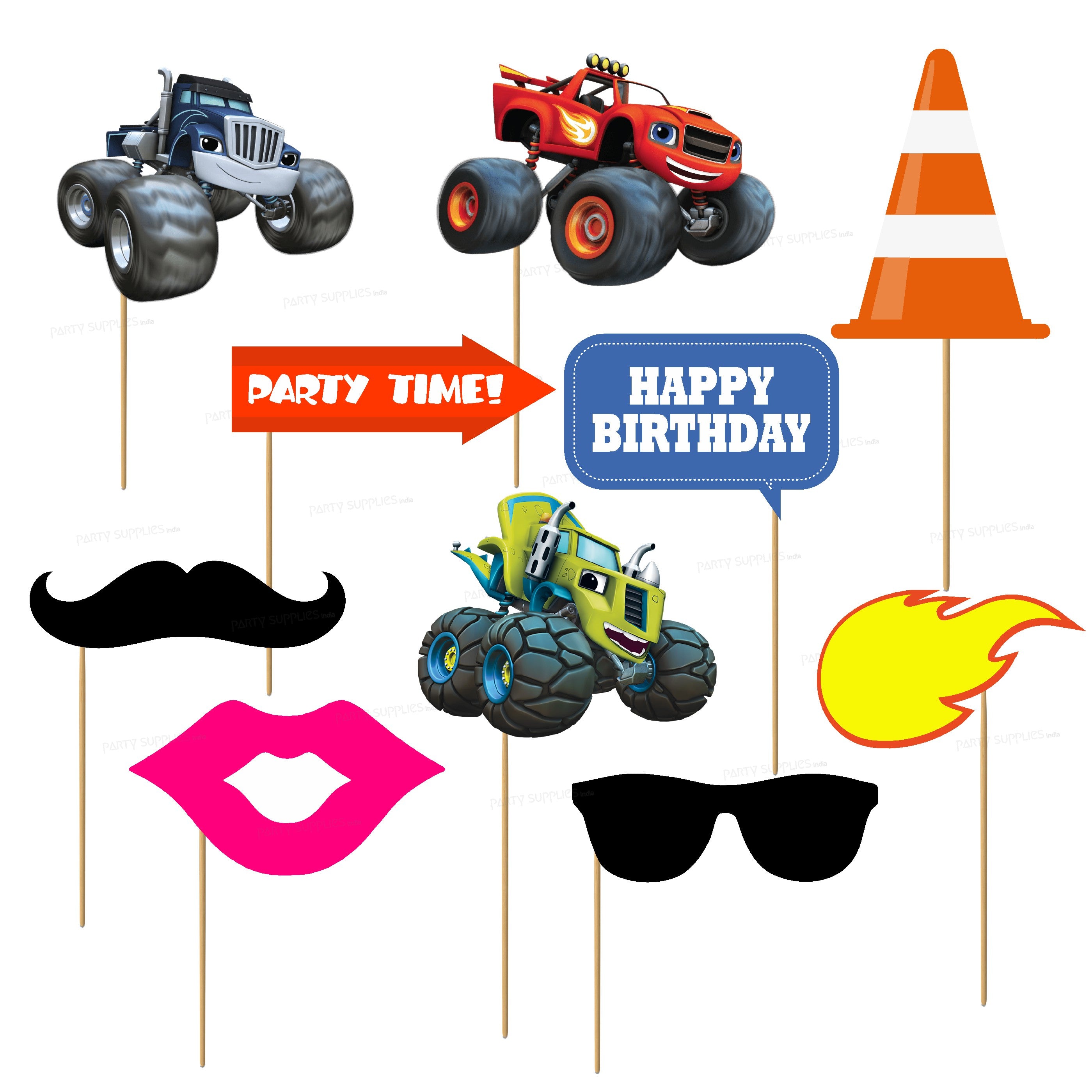 Blaze Monster Machine Party Supplies Collection Blaze Monster Machine Party Supplies Collection