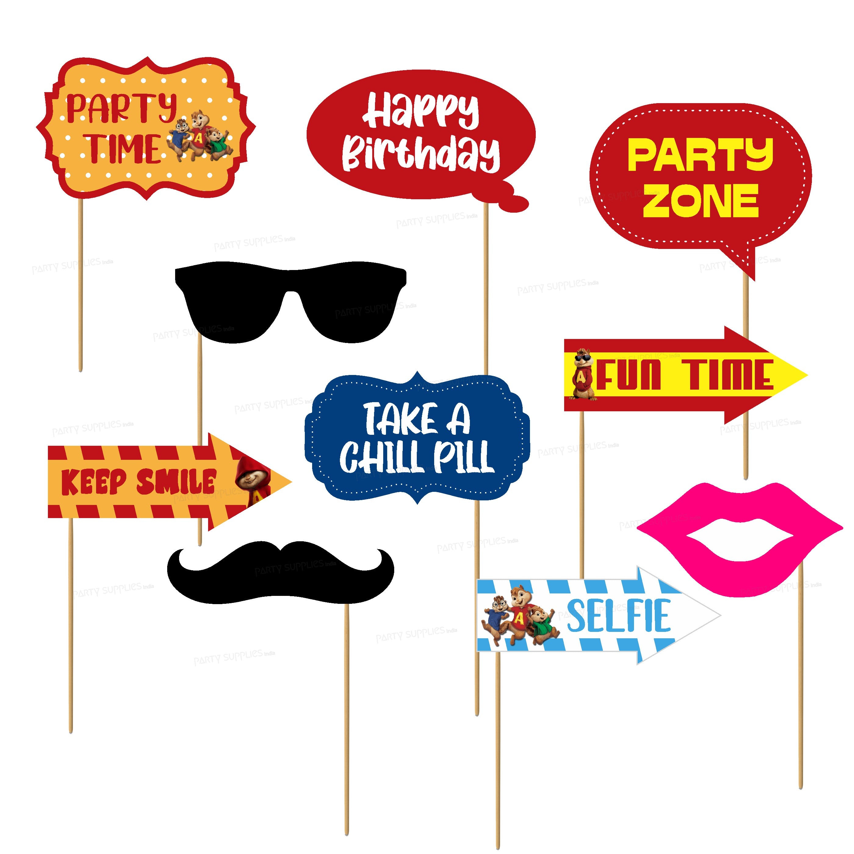 Alvin and Chipmunks Theme Props