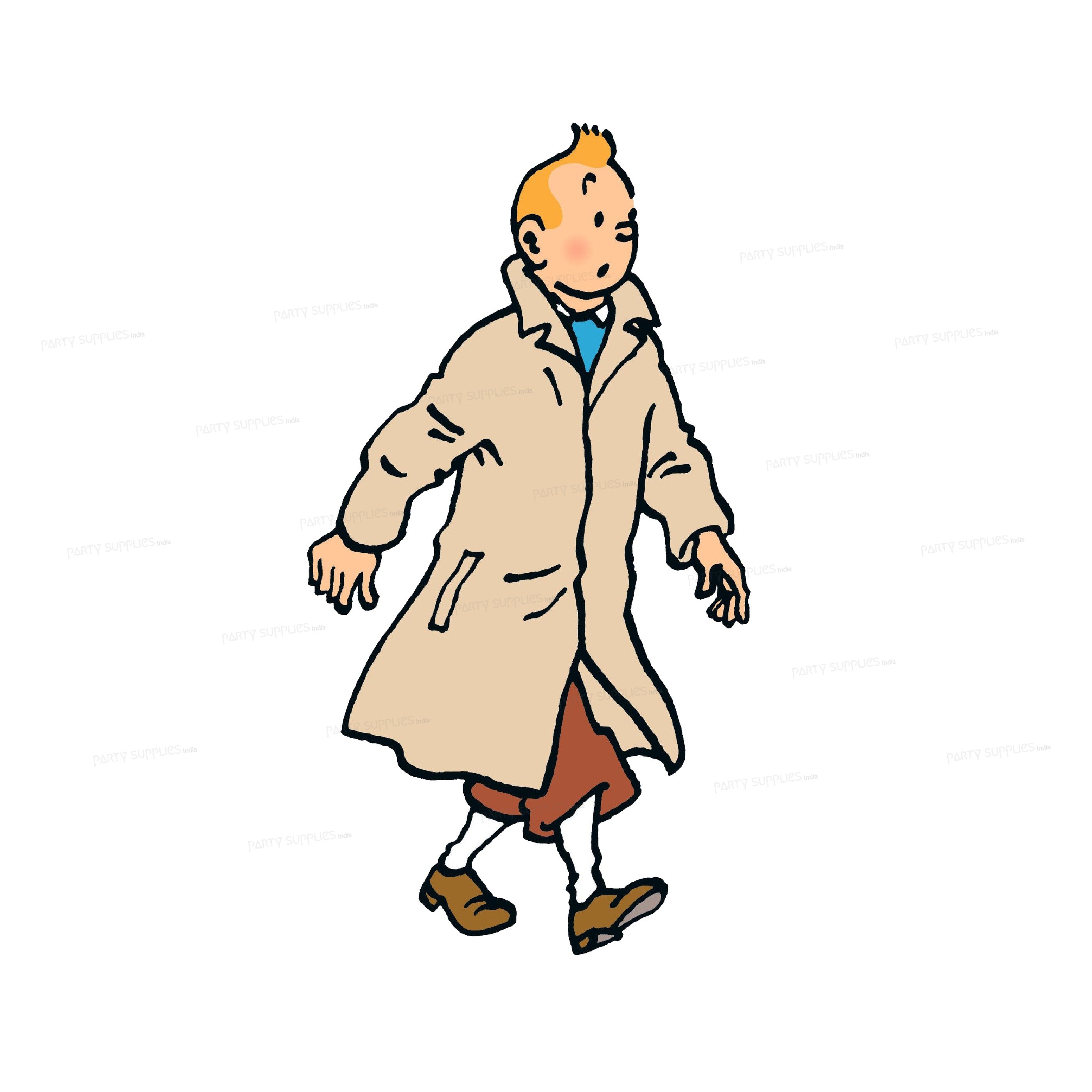 Tintin Theme Cutout TIN-12