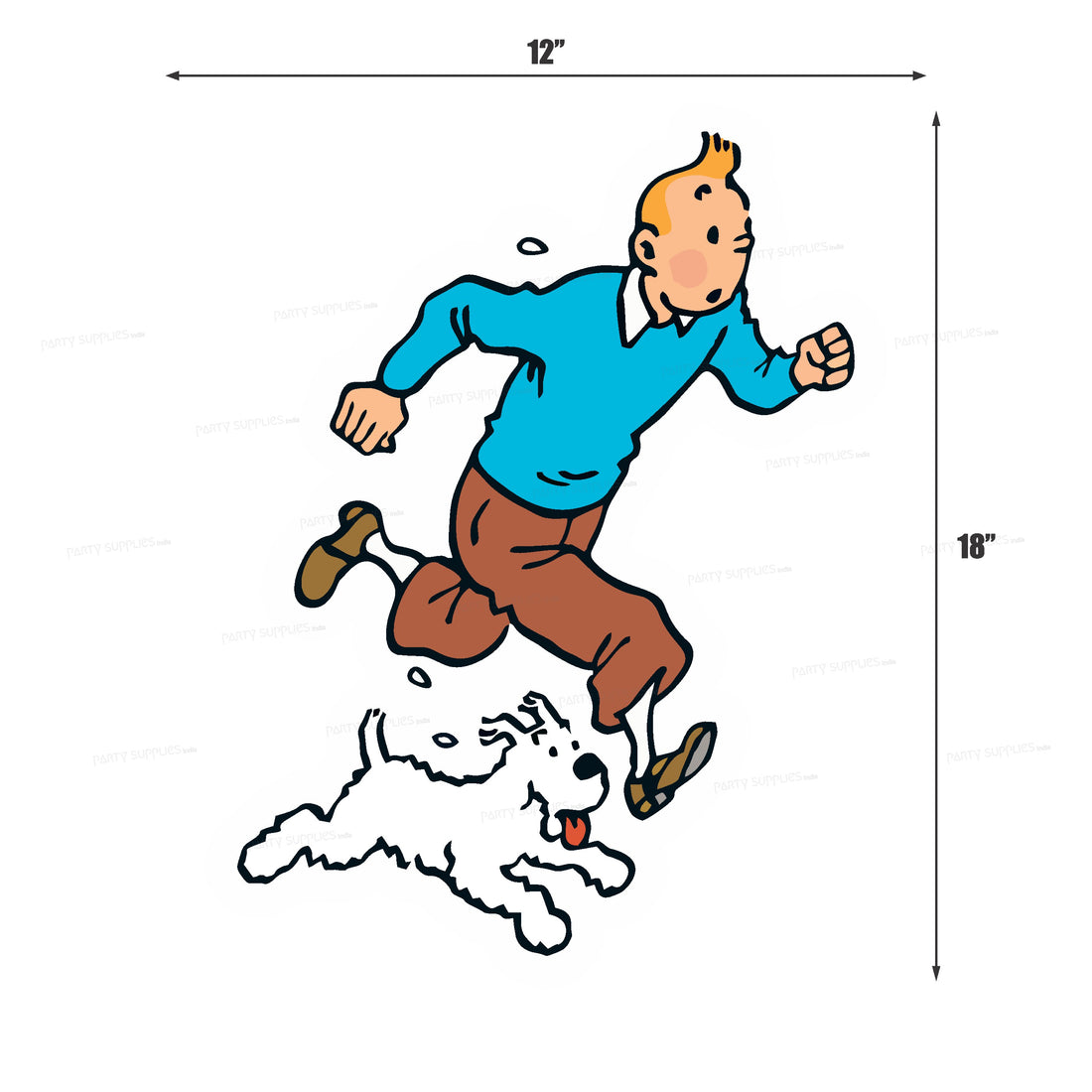 Tintin Theme Cutout TIN-09