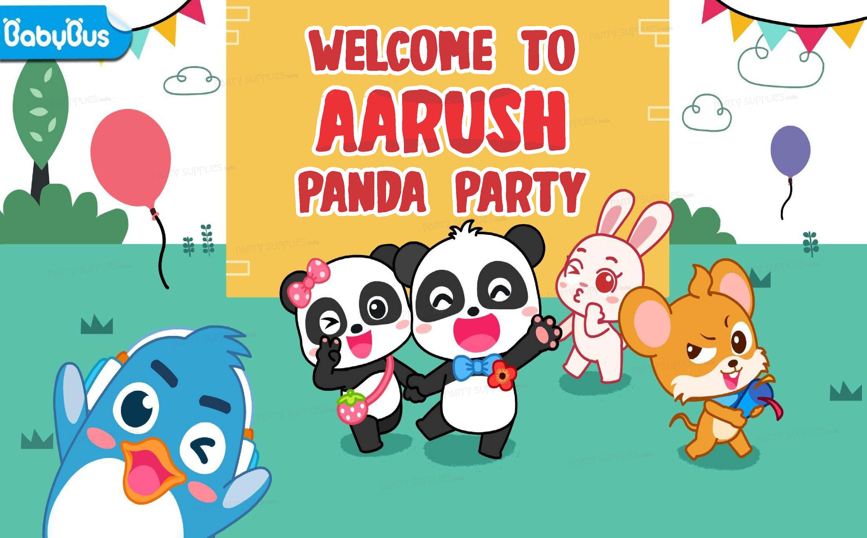 Baby Bus Theme Customized Welcome Board