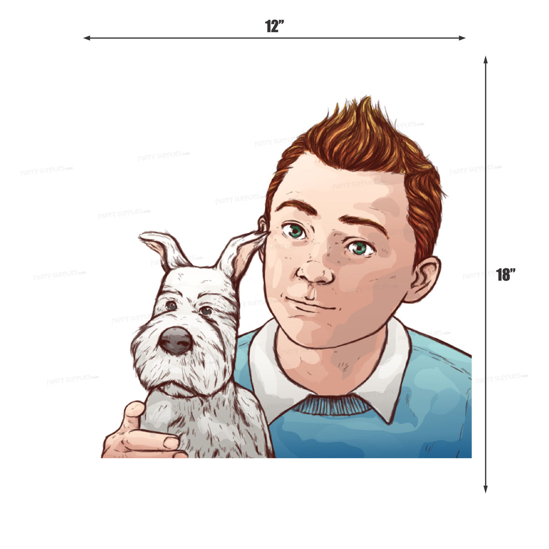 Tintin Theme Cutout TIN-13