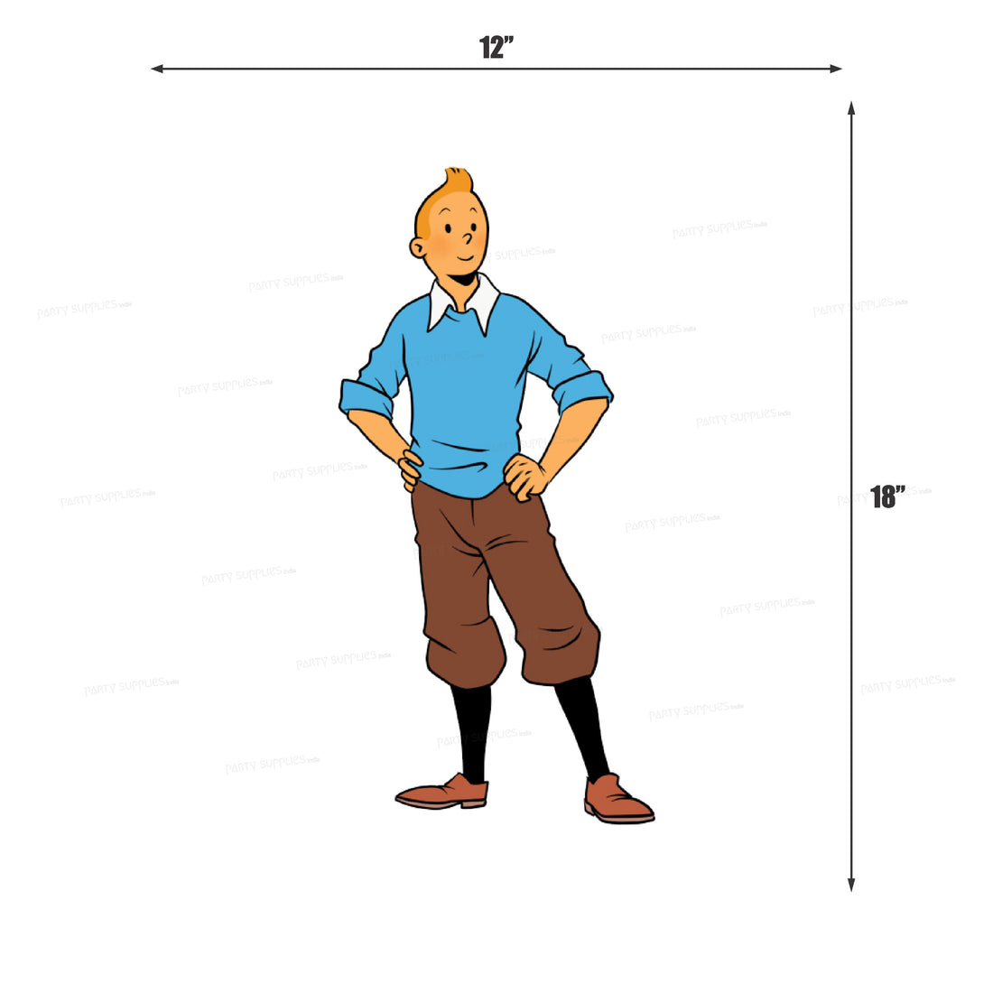 Tintin Theme Cutout TIN-14