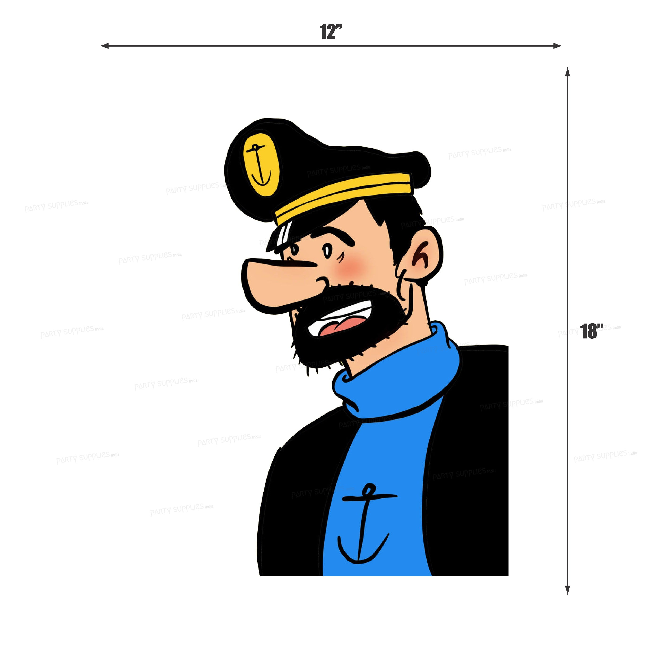 Tintin Theme Cutout TIN-15
