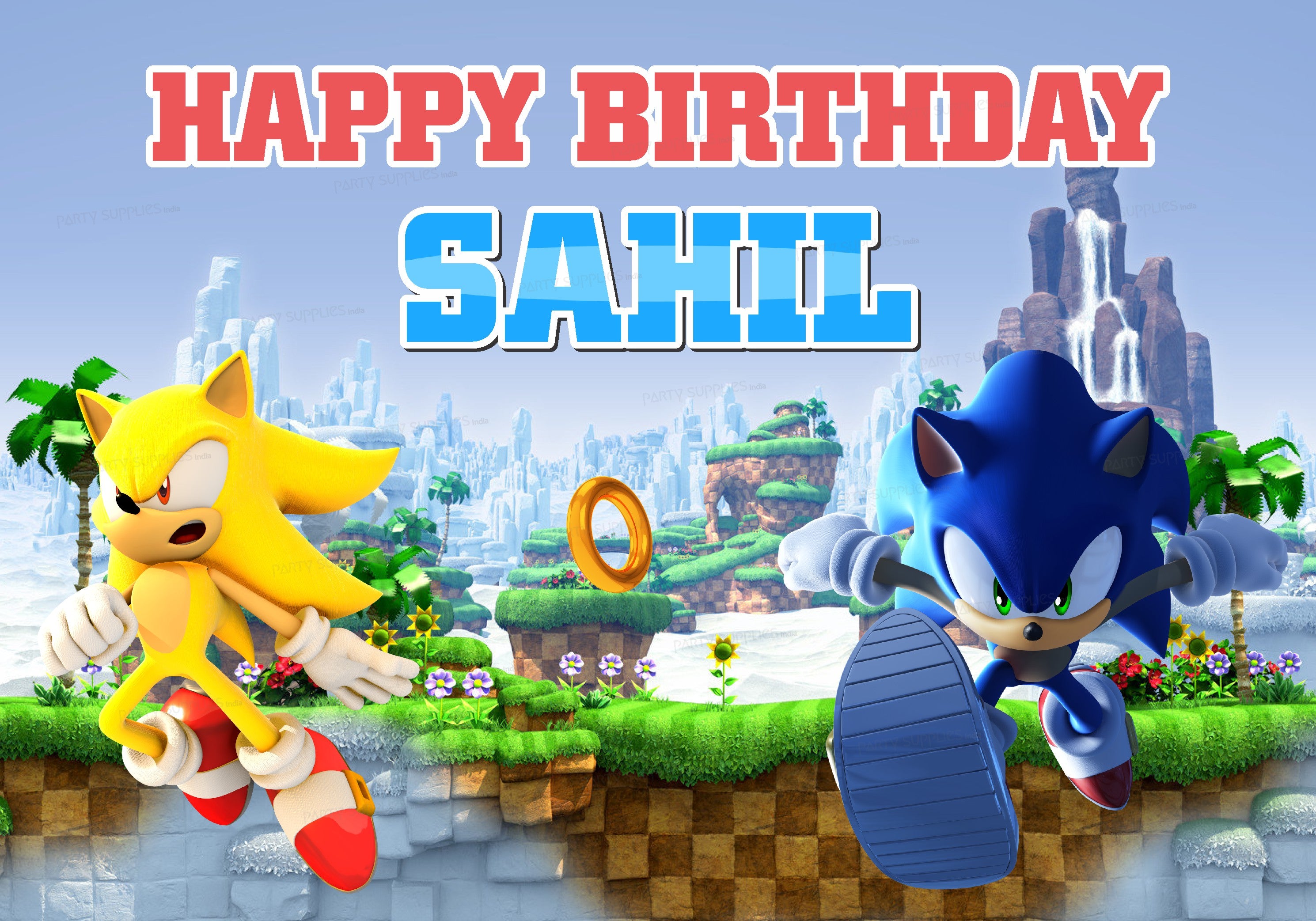 Sonic the Hedgehog Theme Standard Backdrop