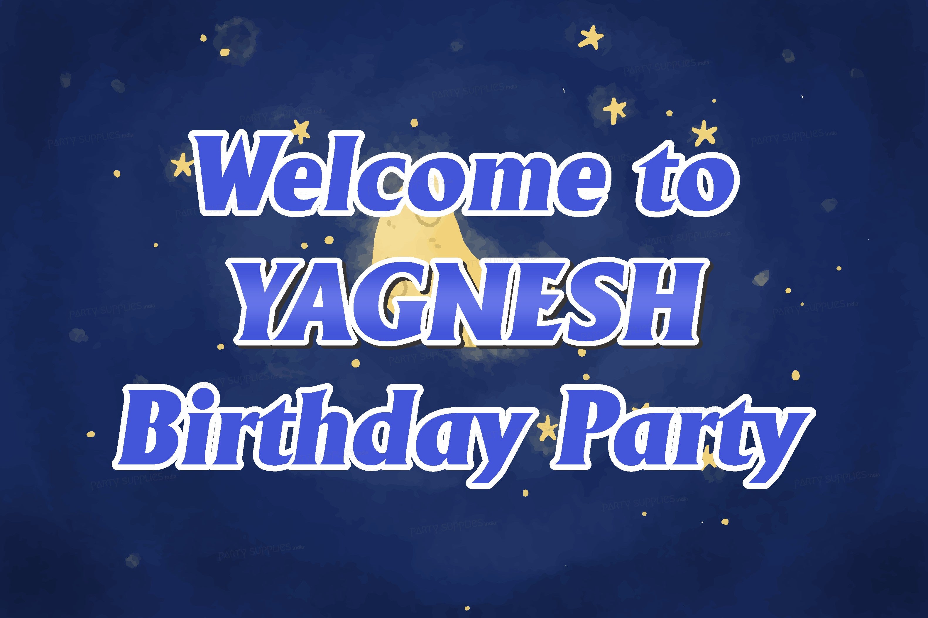 Twinkle Twinkle Little Star Boy Theme Personalized Welcome Board