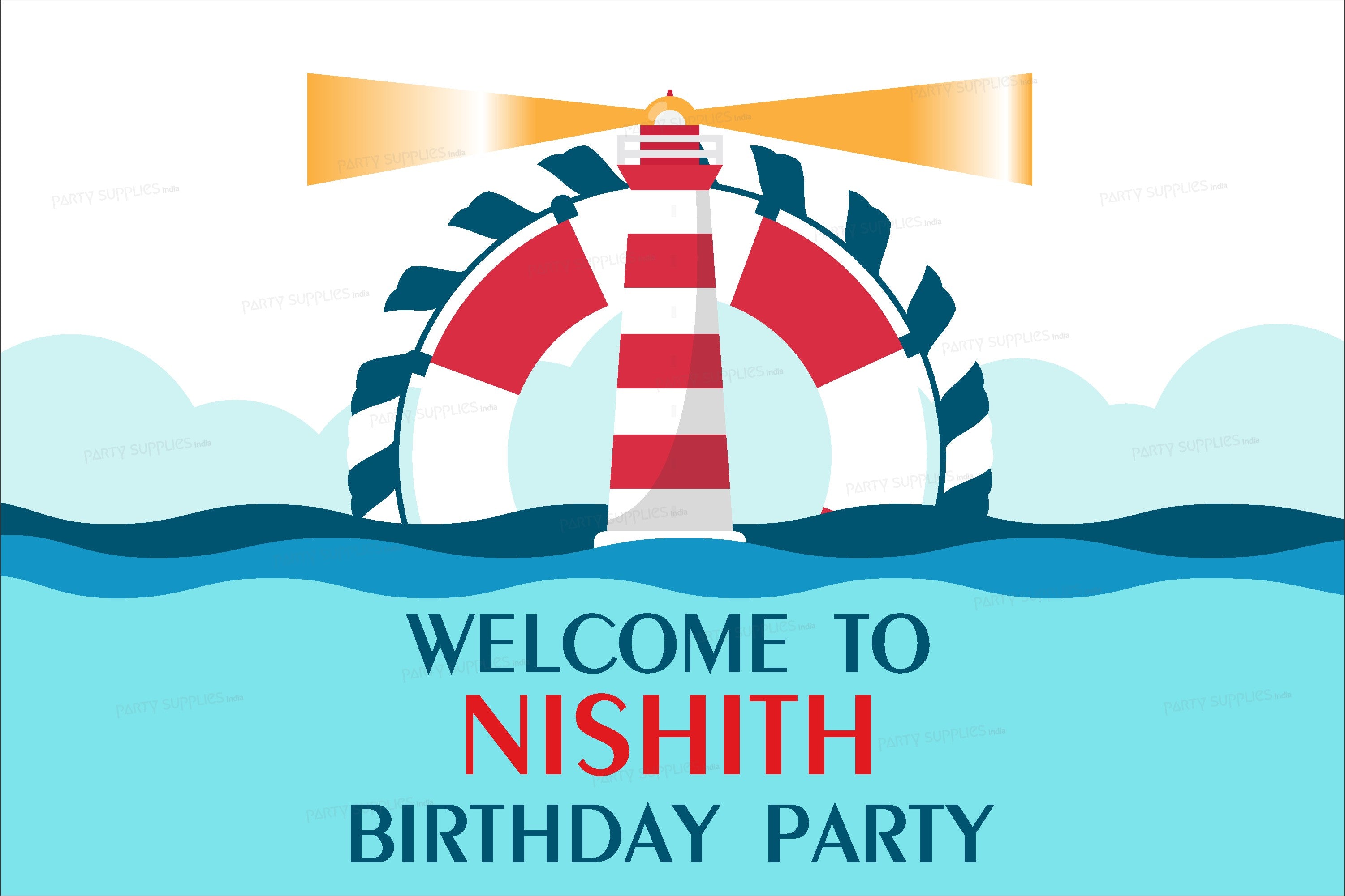 Sailor Theme Personalized Welcome Board