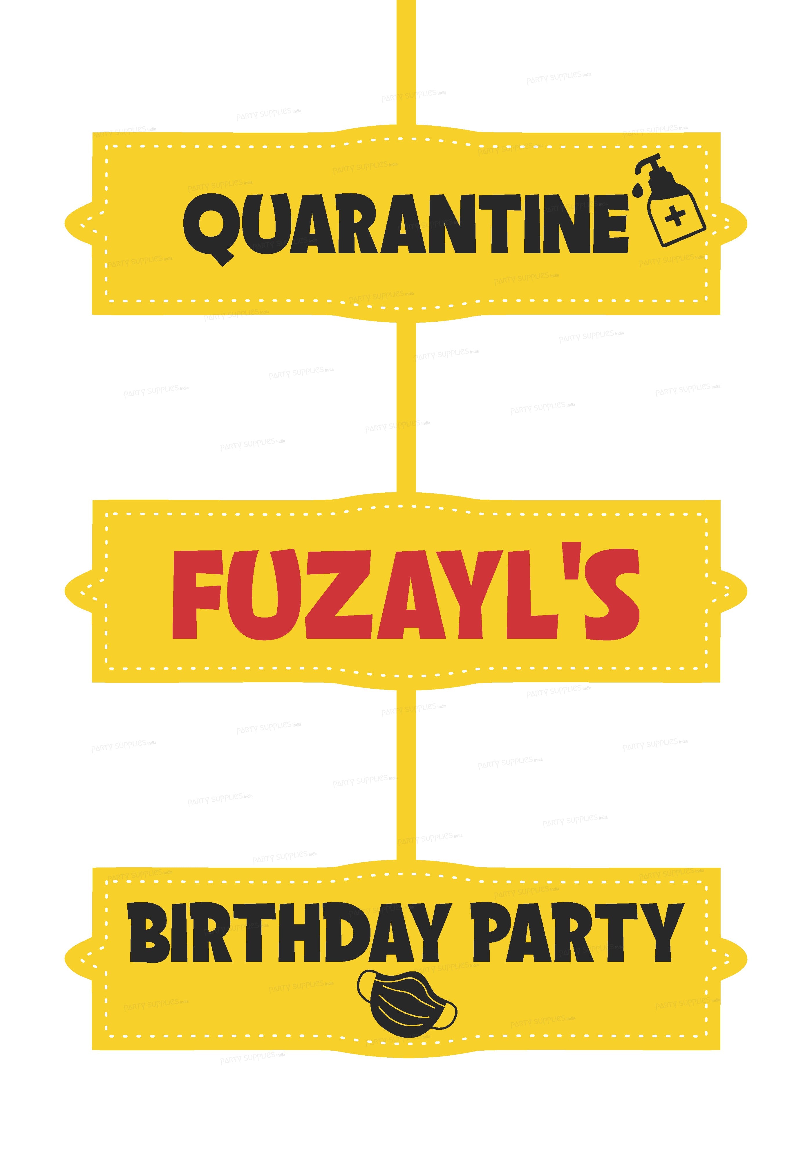 Quarantine Theme Door Poster