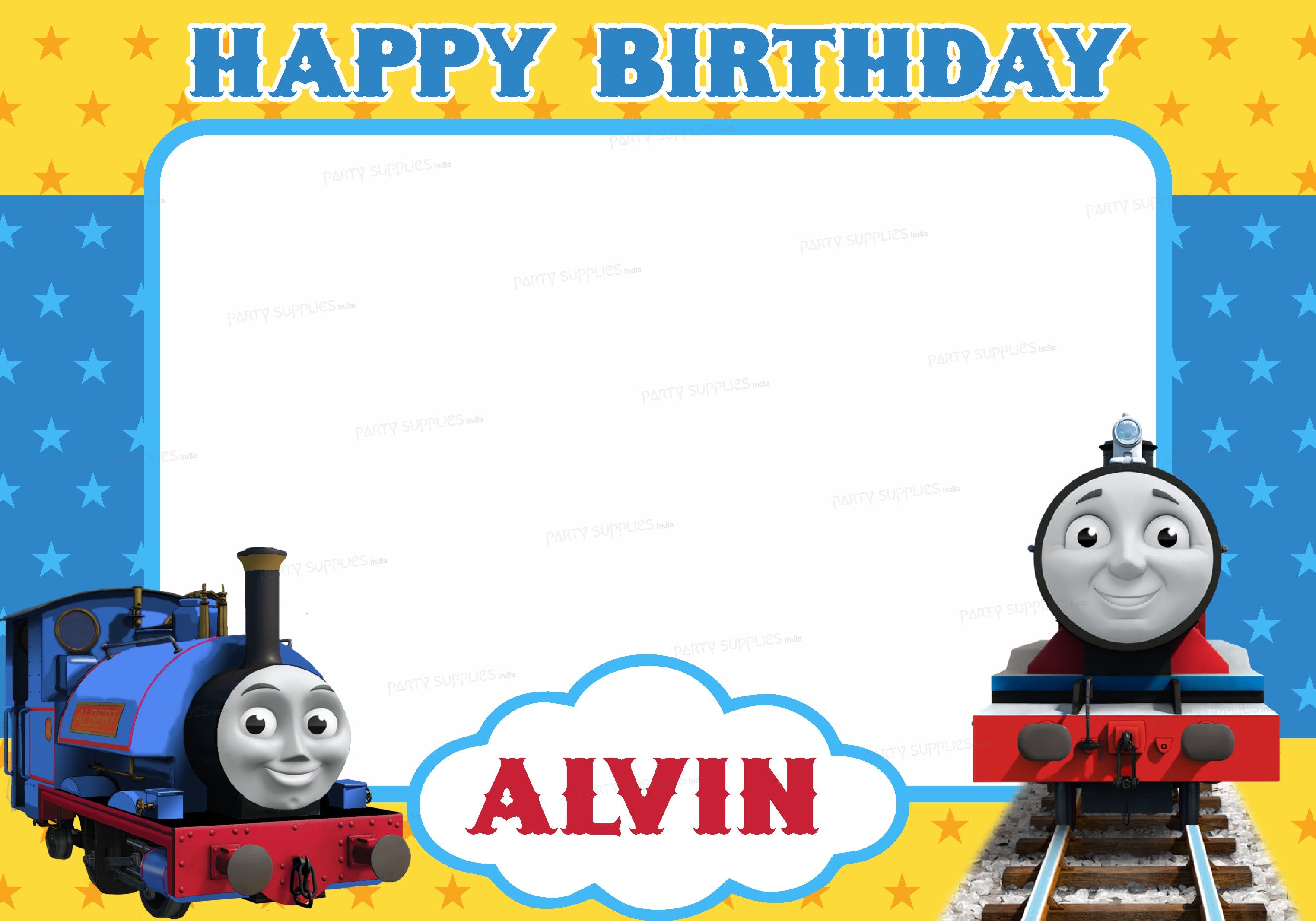 Thomas and Friends Theme Customized PhotoBooth