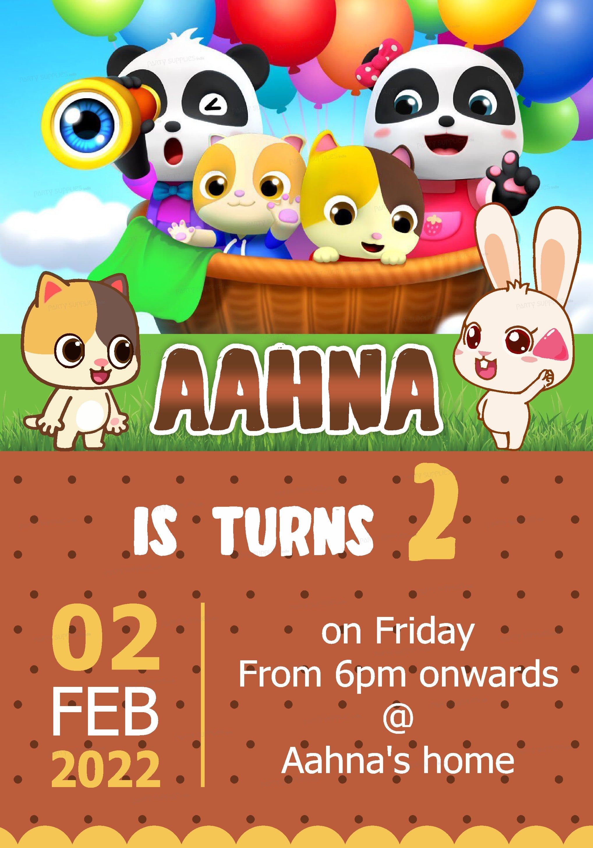 Baby Bus Theme Invite