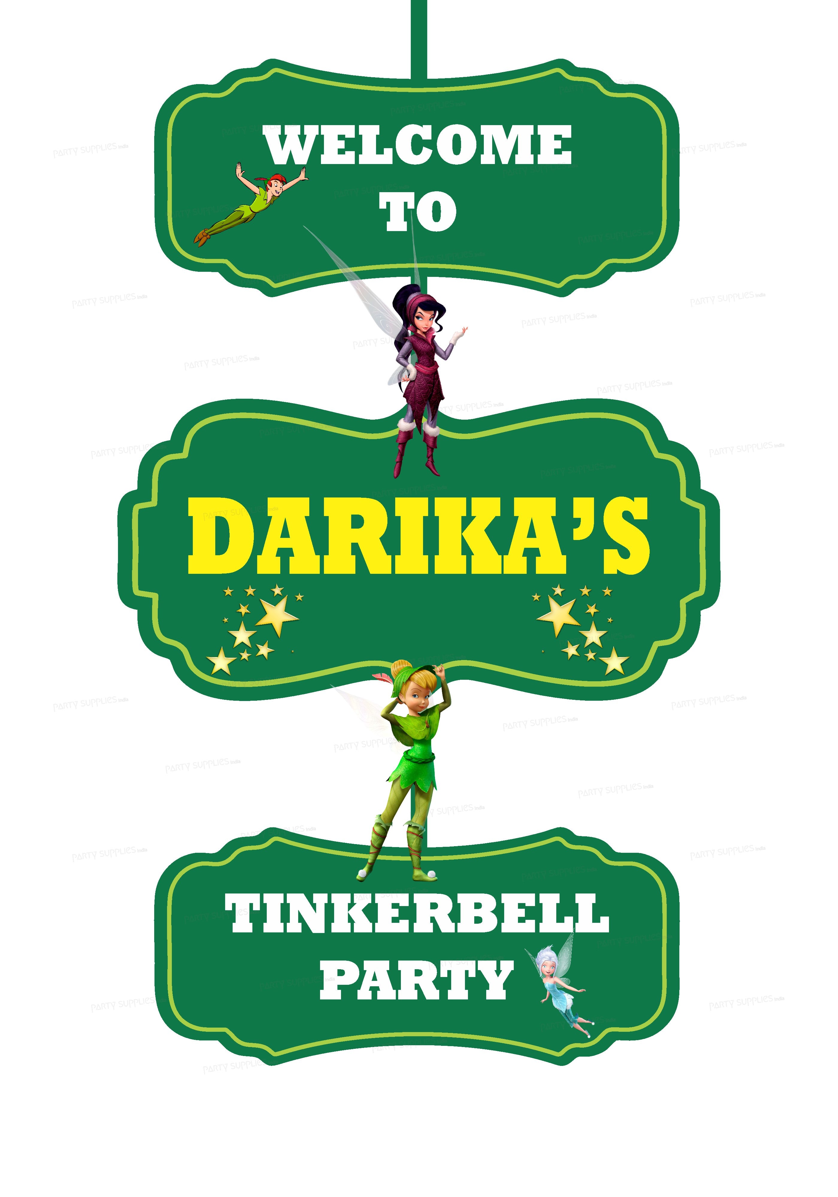 Tinker Bell Theme Door Poster