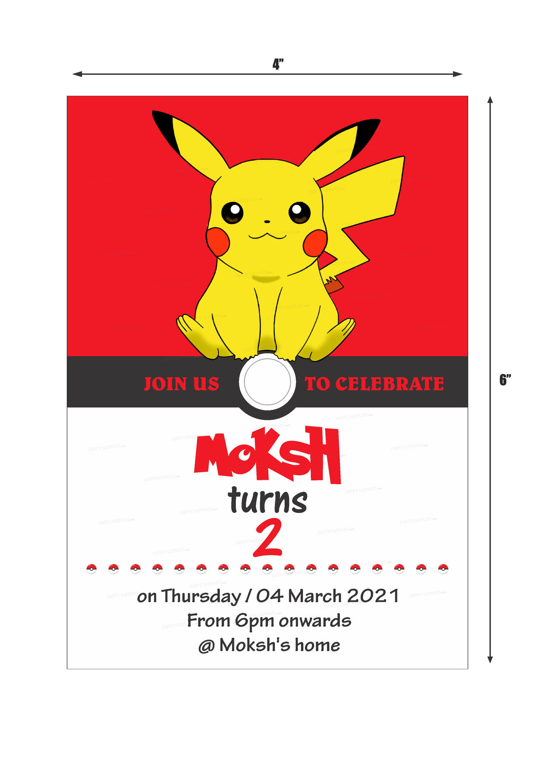 Pokemon Theme Invite