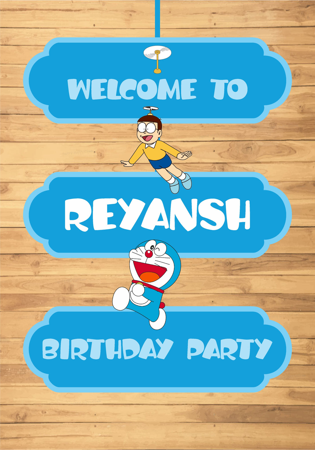 Doraemon Theme Door Poster