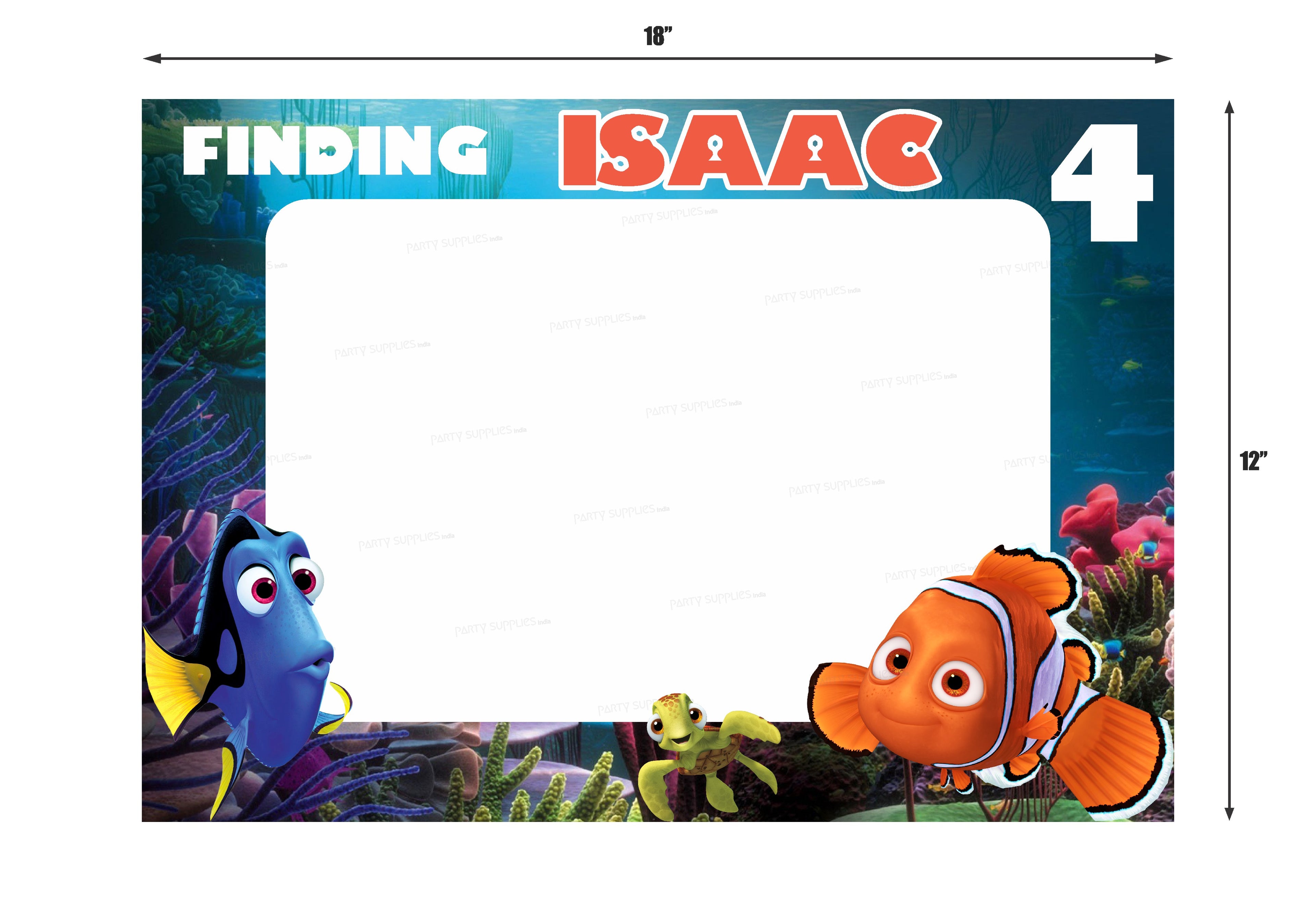 Nemo and Dory Theme Customized PhotoBooth