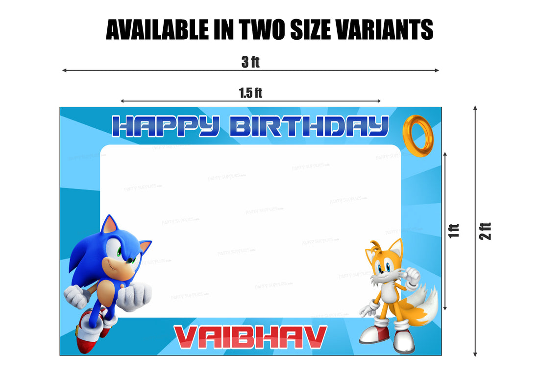 Sonic the Hedgehog Theme Customized PhotoBooth