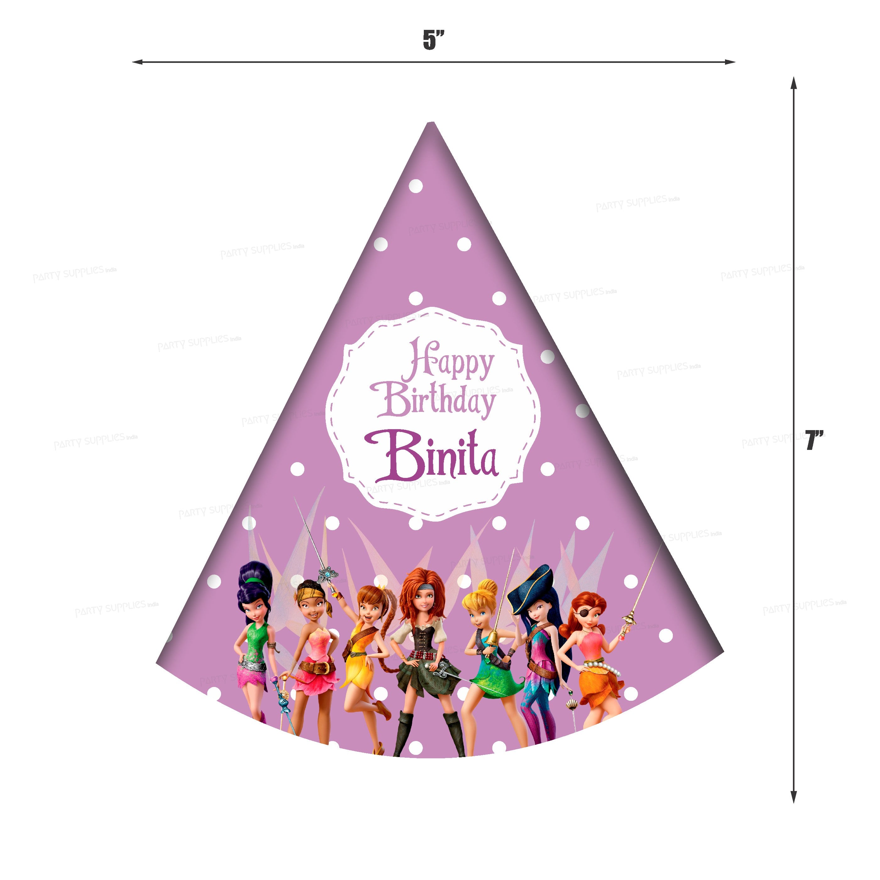 Tinker Bell Theme Personalized Hat