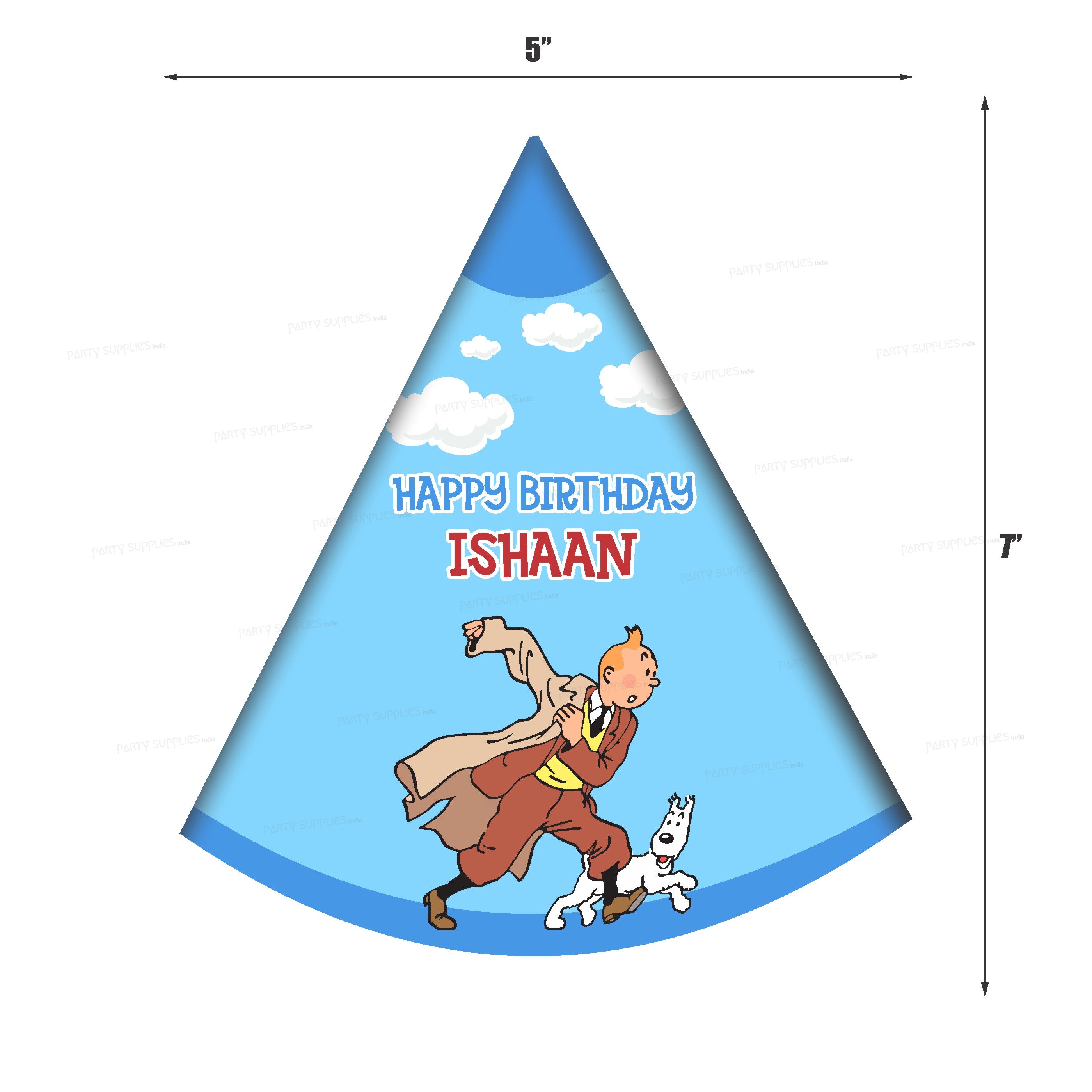 Tintin Theme Personalized Hat