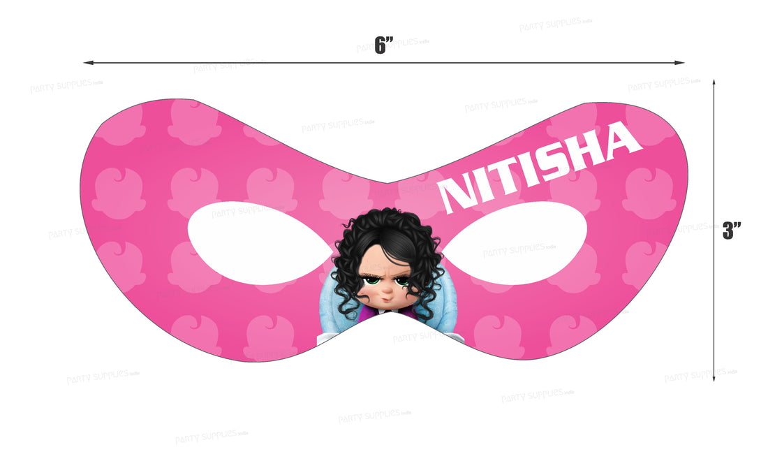 Girl Boss Baby Theme Personalized Eye Mask