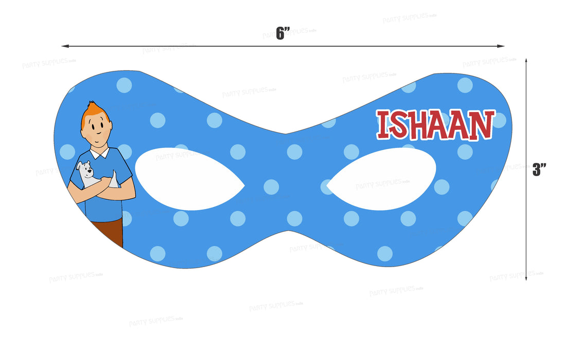 Tintin Theme Eye Mask