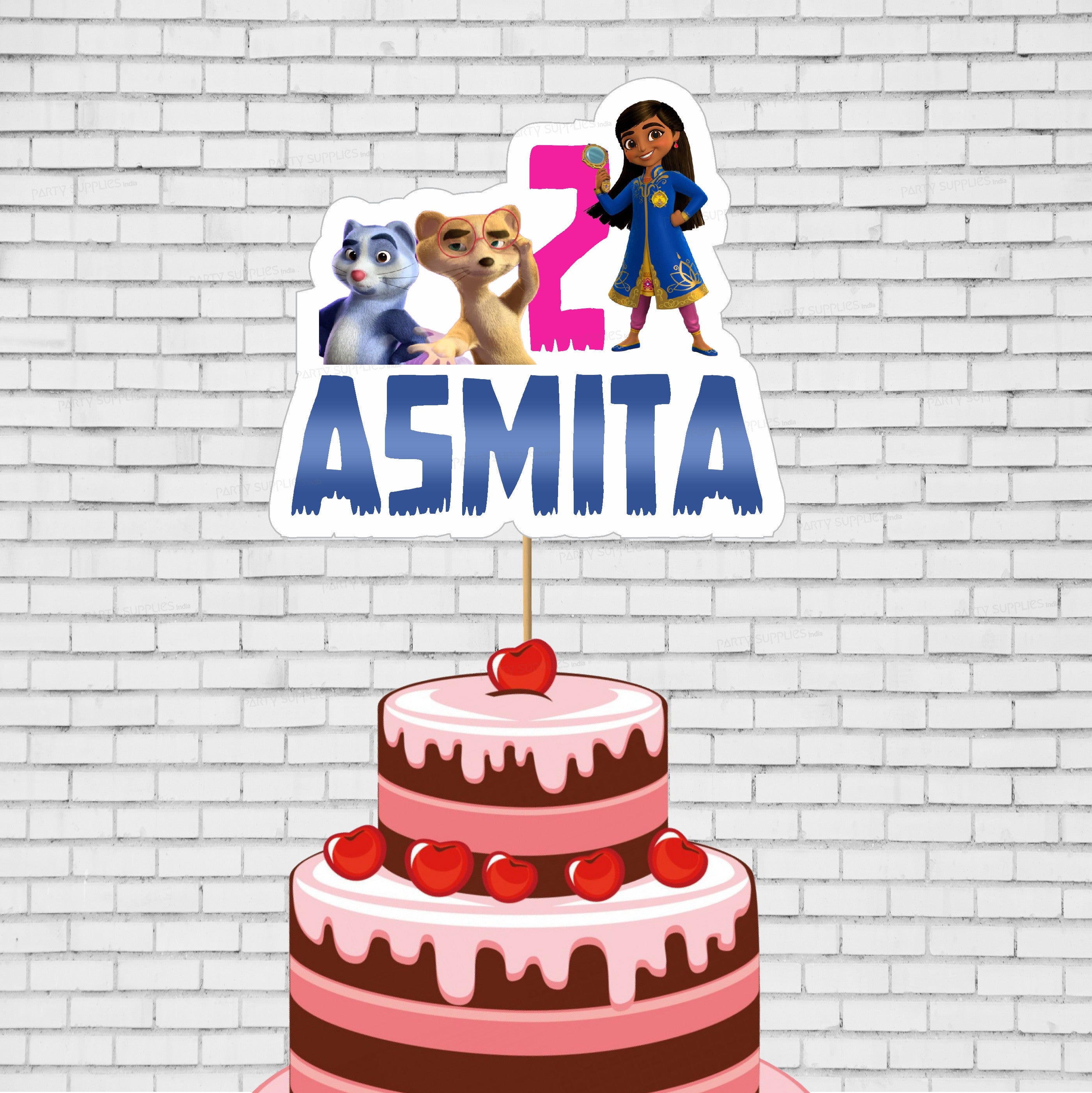 Mira Royal detective Theme Cake Topper