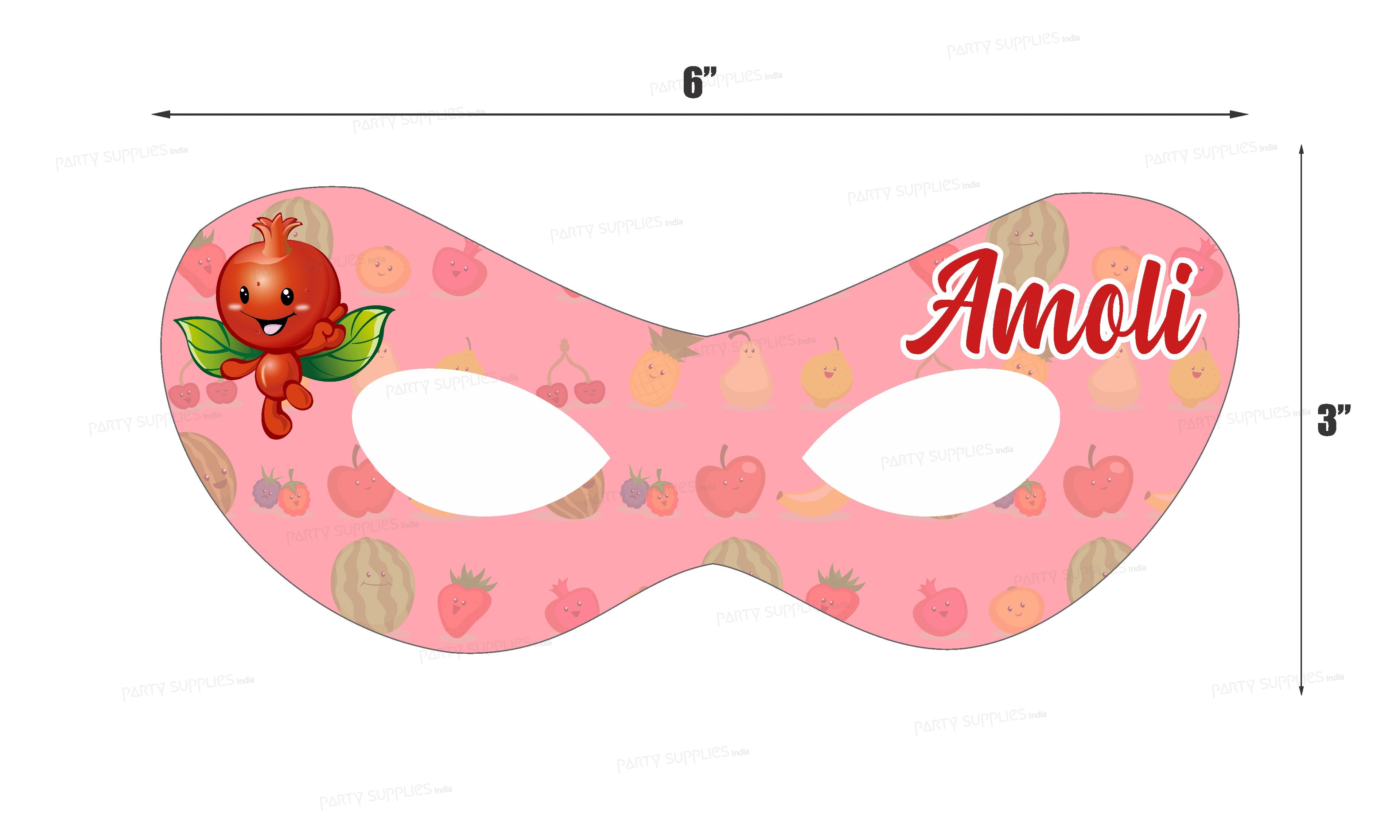 Fruits Theme Customized Eye Mask