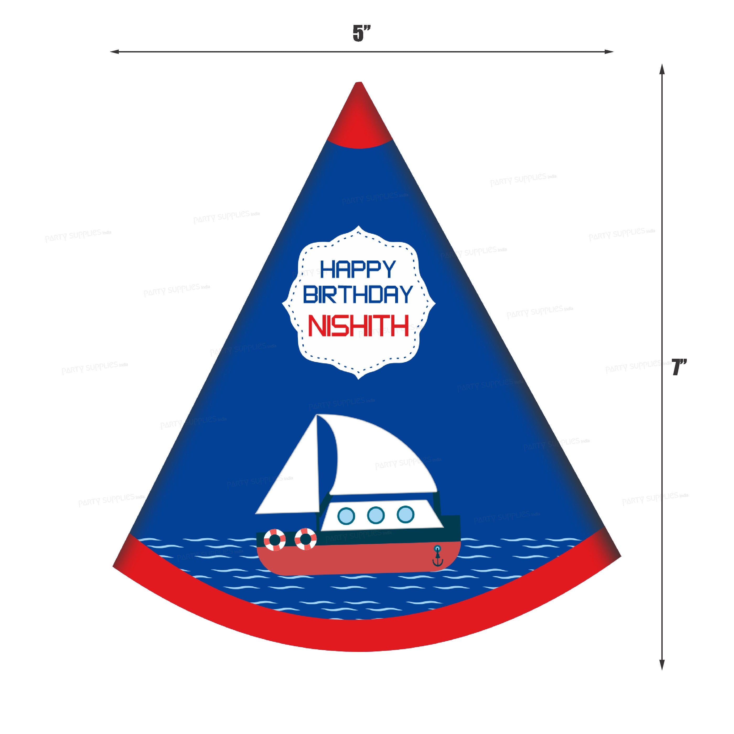 Sailor Theme Personalized Hat