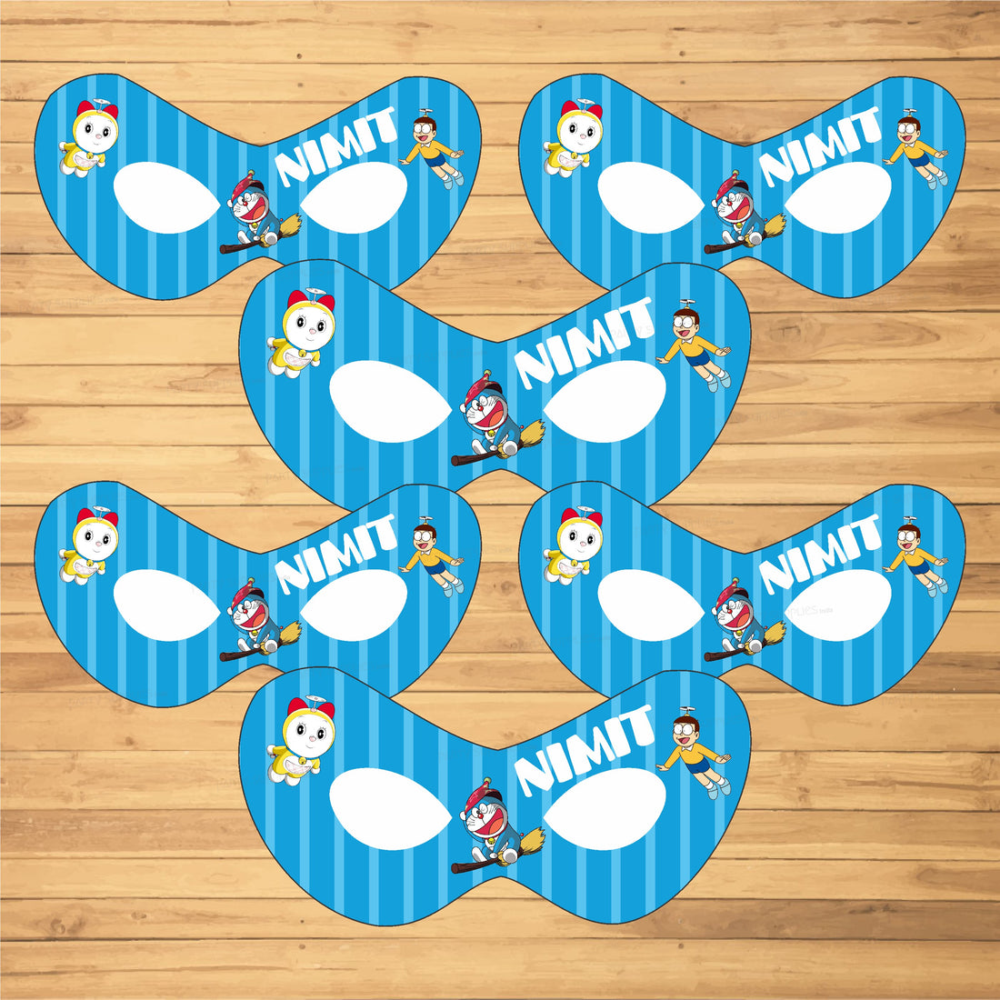 Doraemon Theme Personalized Eye Mask