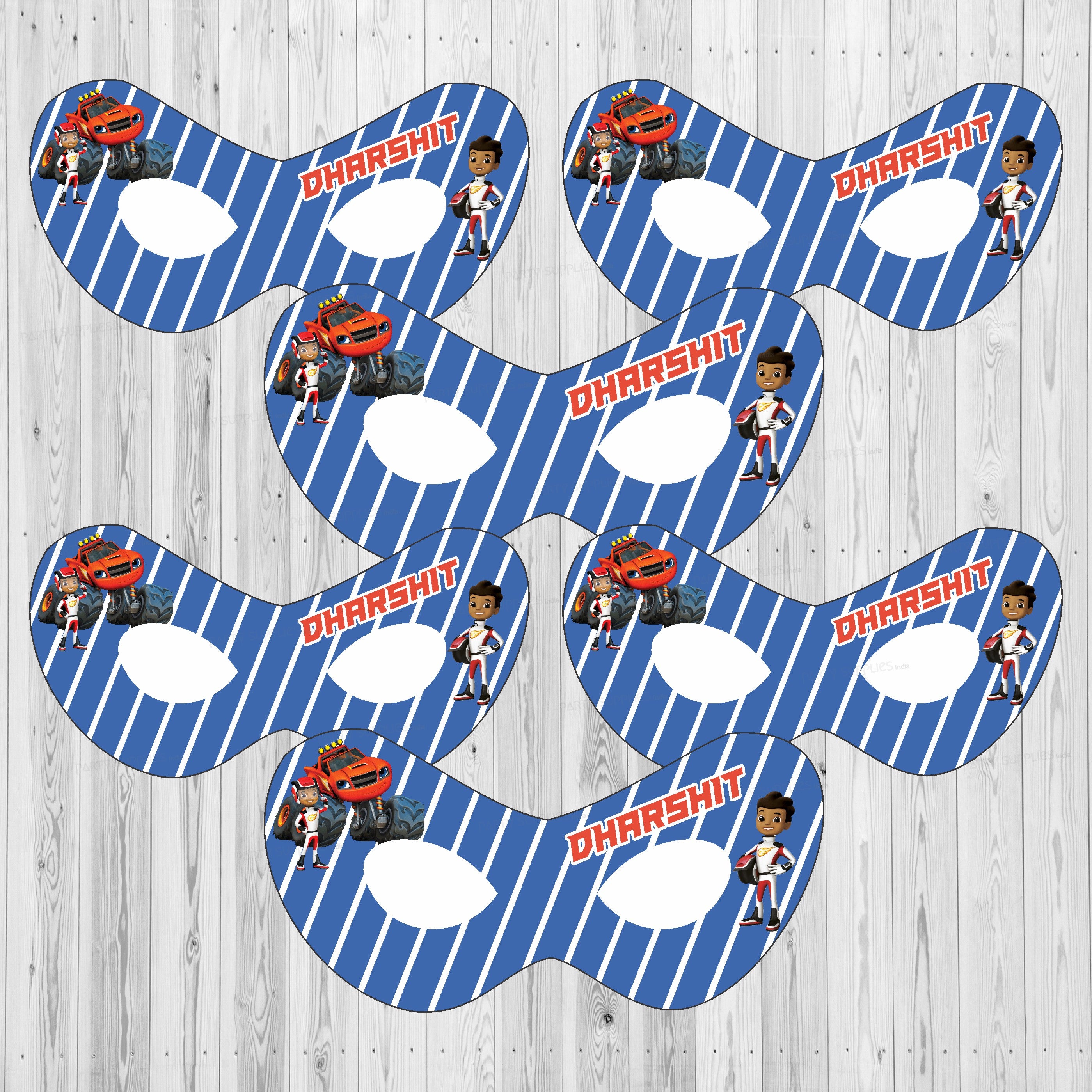 Blaze and the Monster Machines Theme Personalized Eye Mask