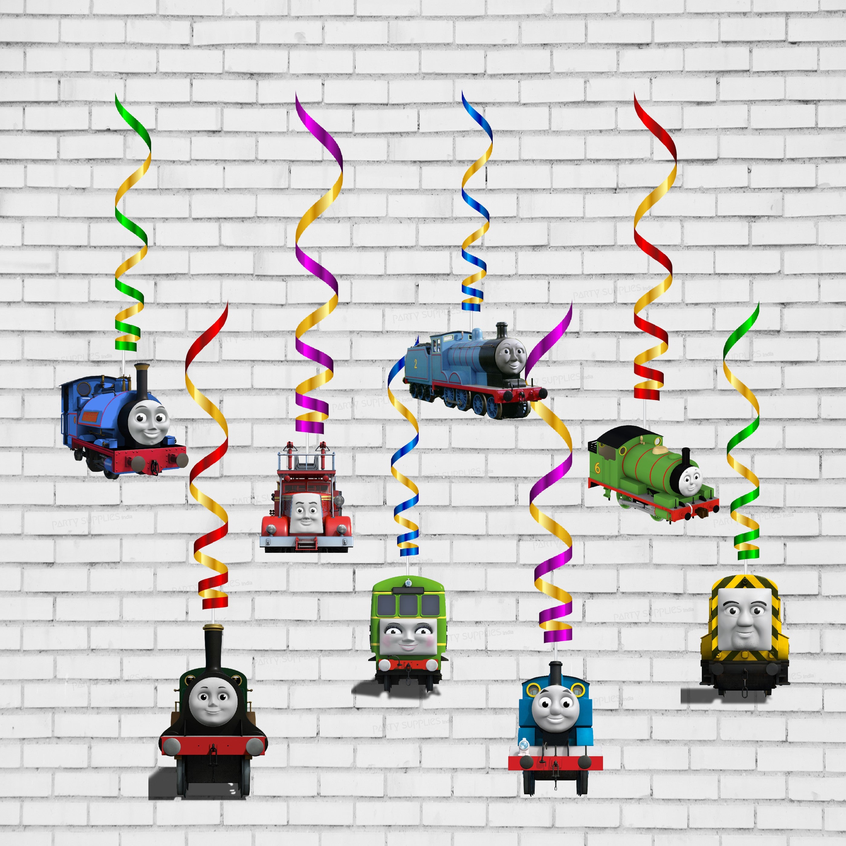 Thomas and Friends Theme Swirls - image 2 of 2 | Party Supplies India