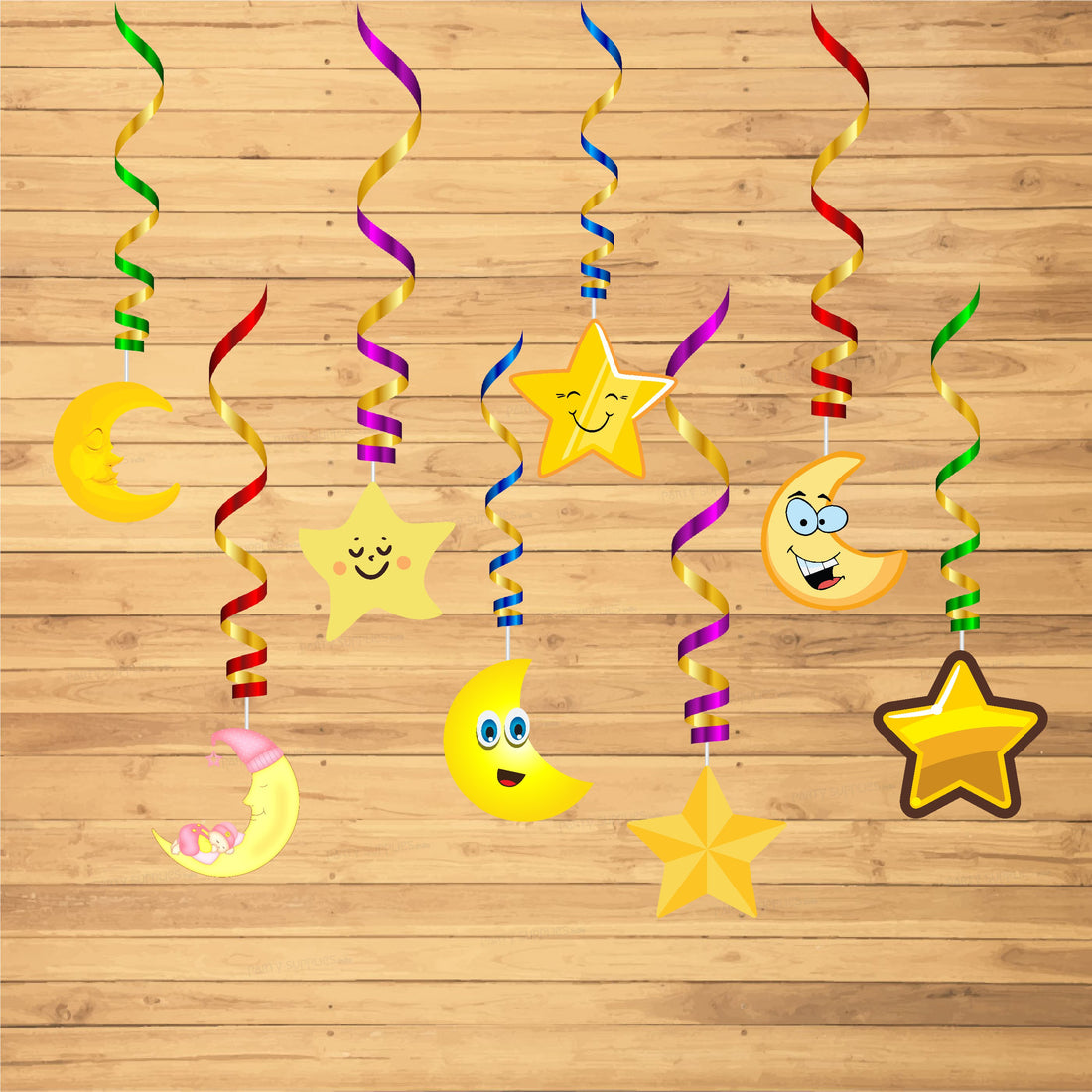 Twinkle Twinkle Little Star Boy Theme Swirls