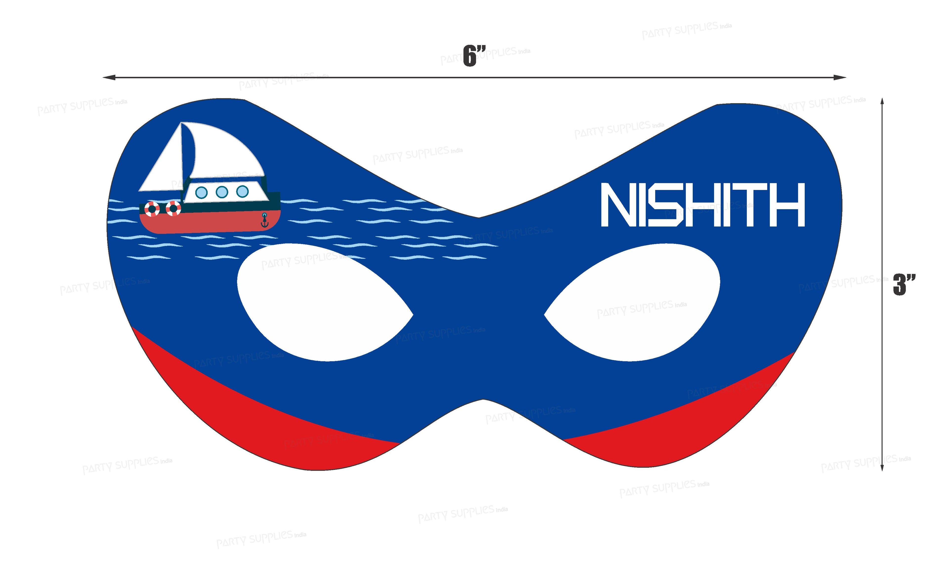 Sailor Theme Personalized Eye Mask
