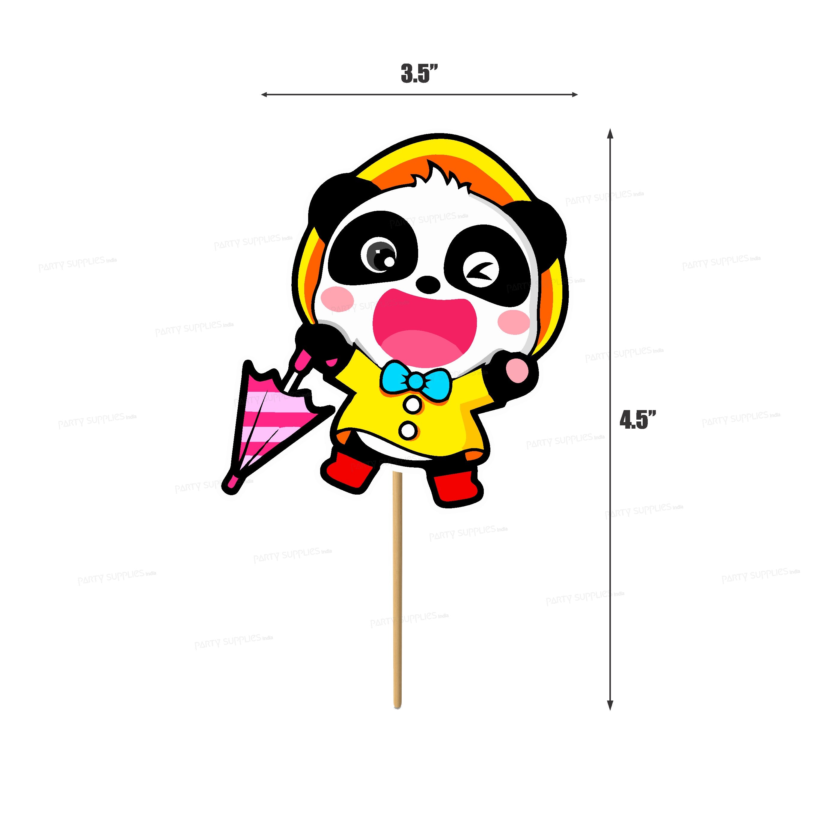 Baby Bus Theme Characters Cup Cake Topper