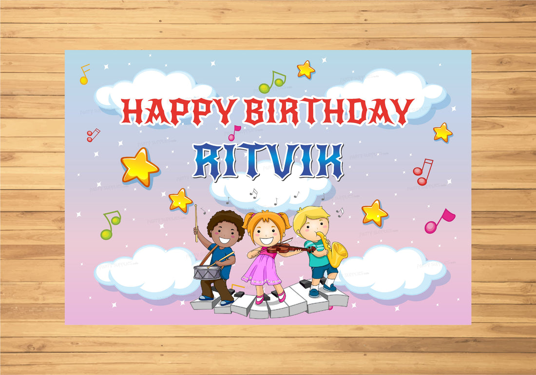 Music Theme Customized Backdrop